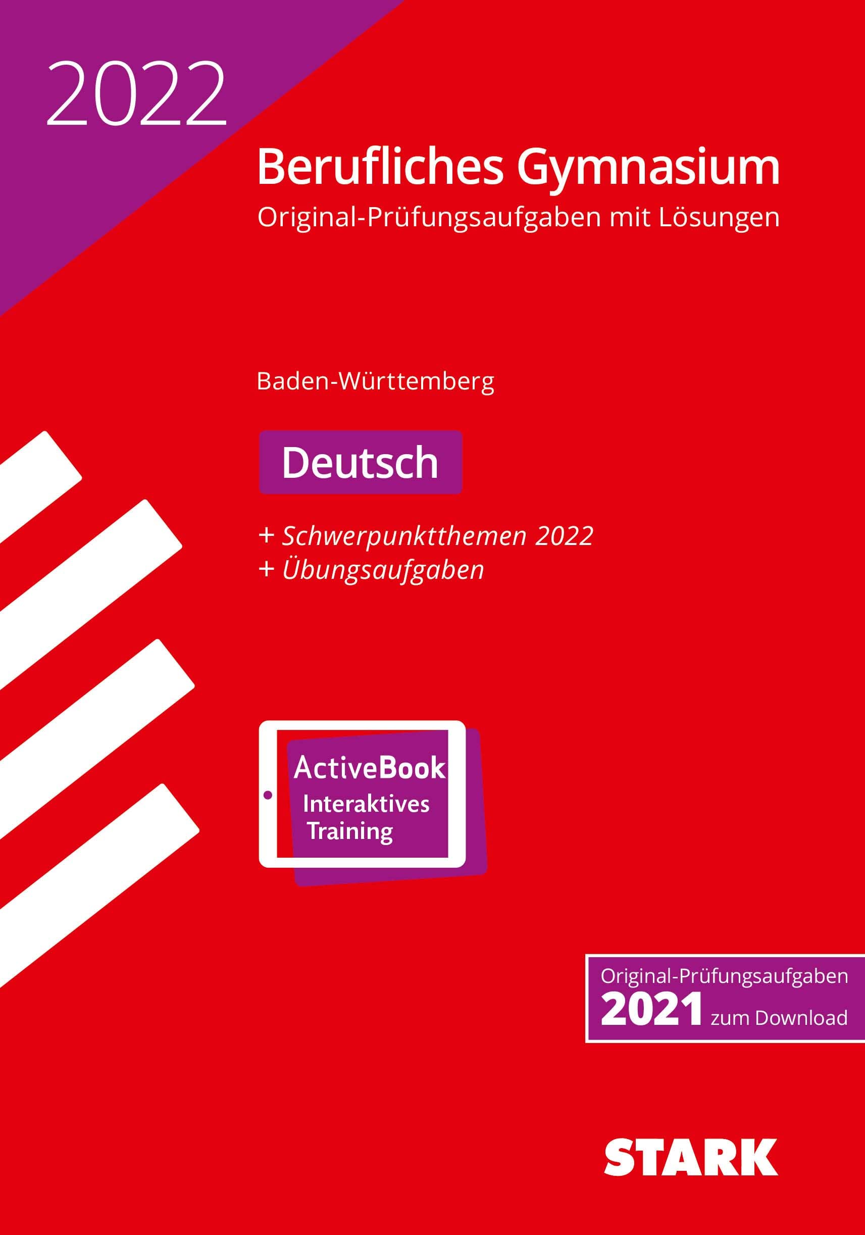 STARK Abiturprüfung Berufliches Gymnasium 2022 - Deutsch - BaWü Drama