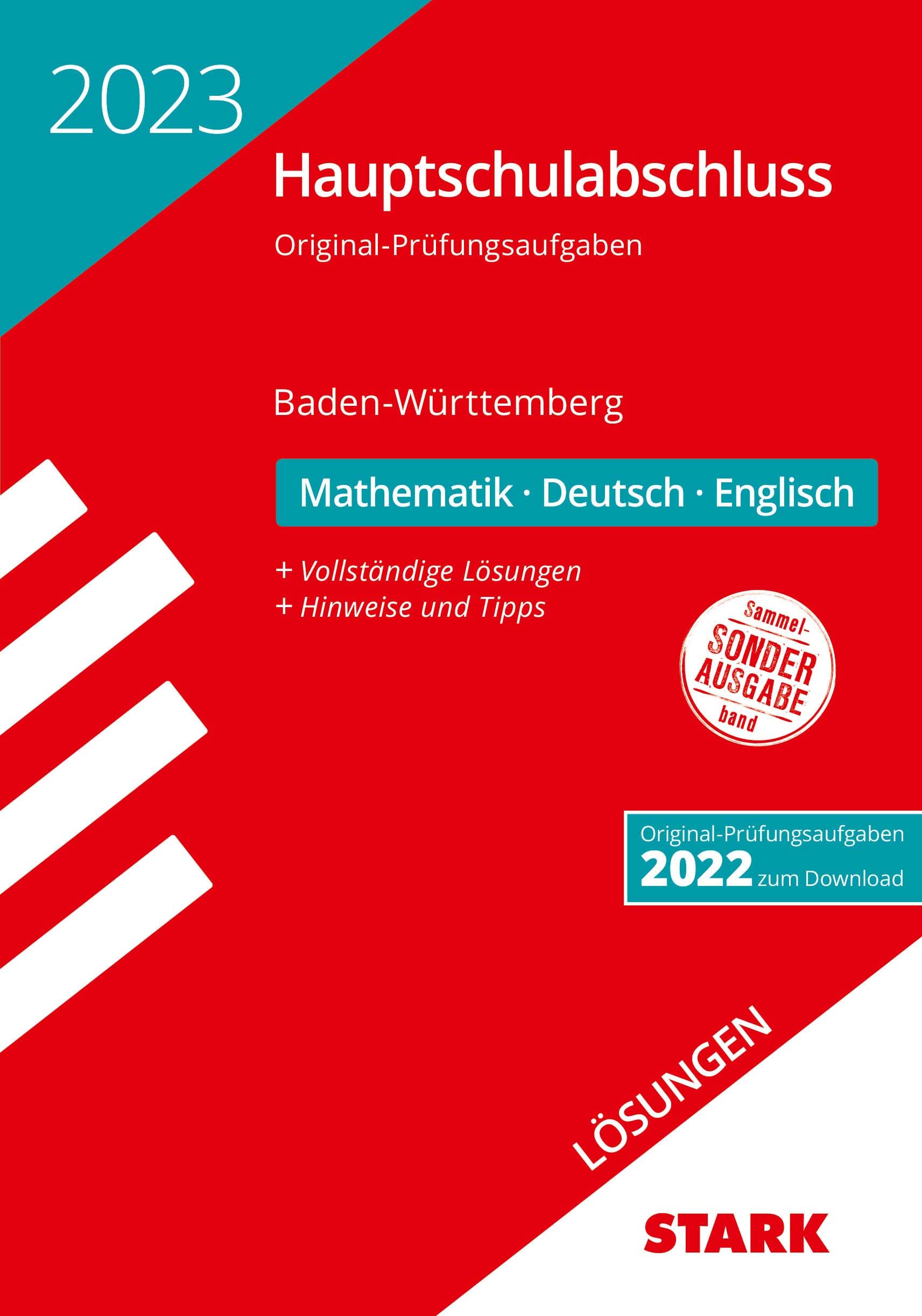STARK Lösungen zu Original-Prüfungen Hauptschulabschluss 2023 - Mathematik, Deutsch, Englisch 9. Klasse - BaWü (Abschlussprüfungen) Drama