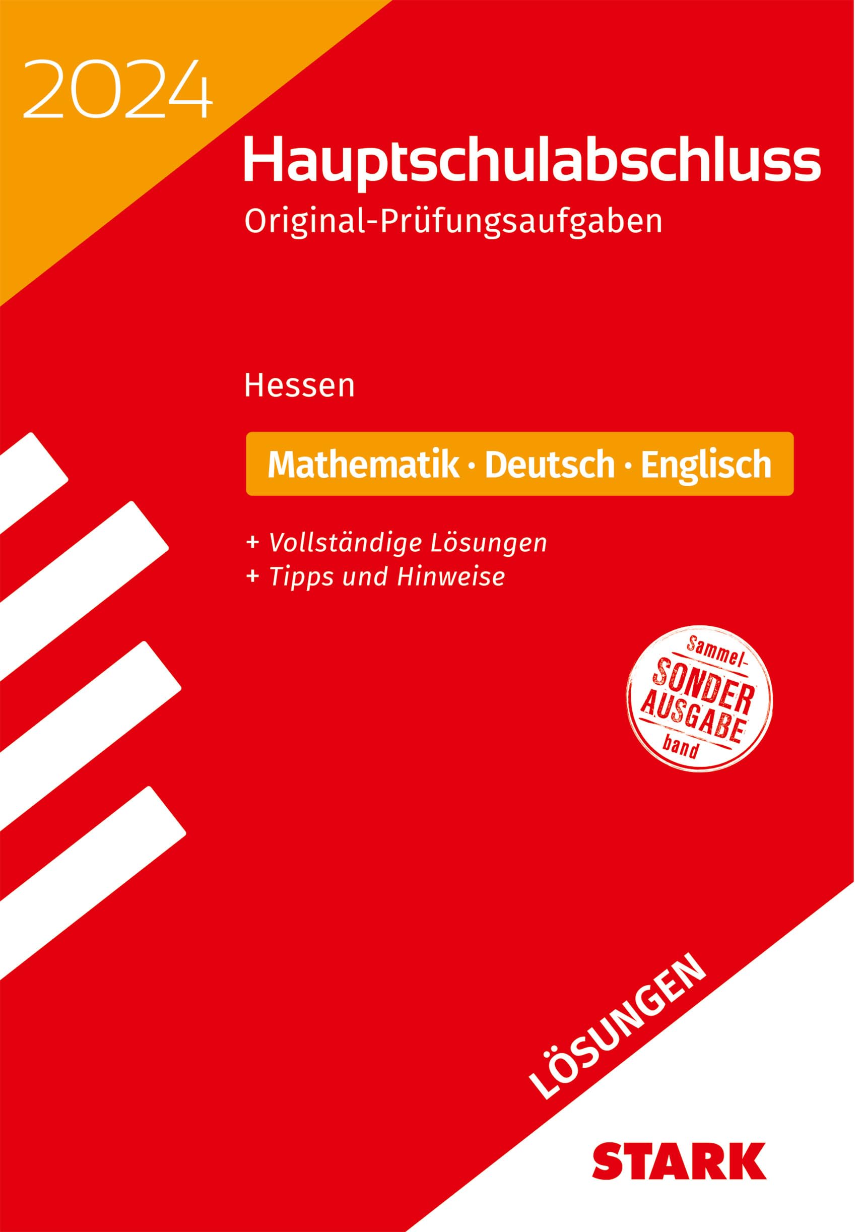STARK Lösungen zu Original-Prüfungen Hauptschulabschluss 2024 - Mathematik, Deutsch, Englisch - Hessen Social Sciences