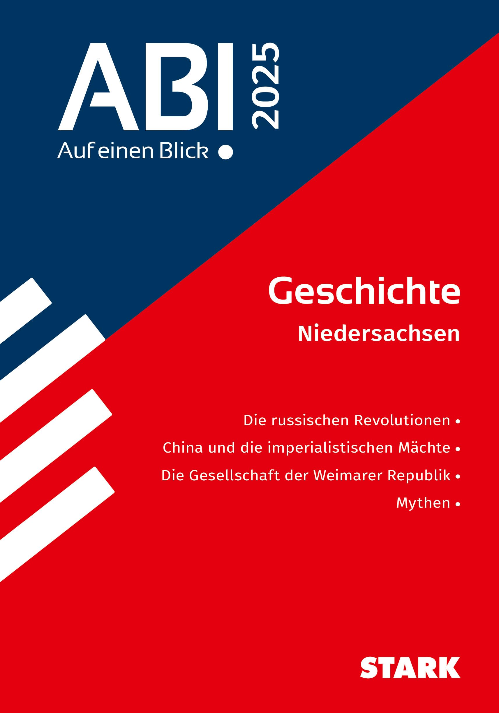 STARK Geschichte - Abi - Auf einen Blick! 2025 Niedersachsen General education
