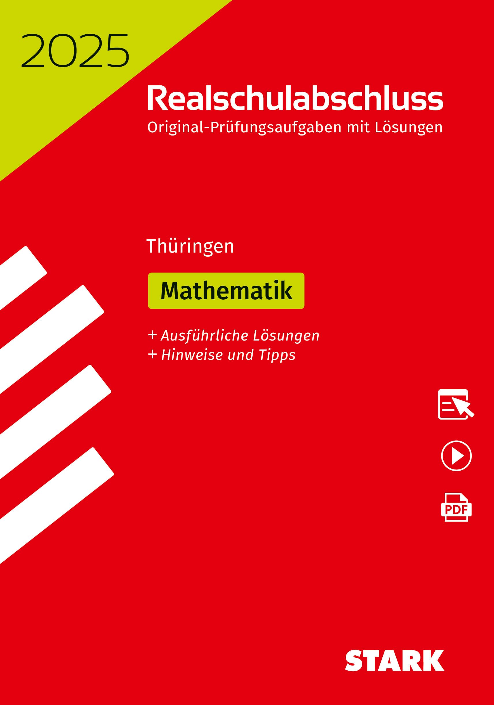 STARK Original-Prüfungen Realschulabschluss 2025 - Mathematik - Thüringen (Abschlussprüfungen) Study Guides