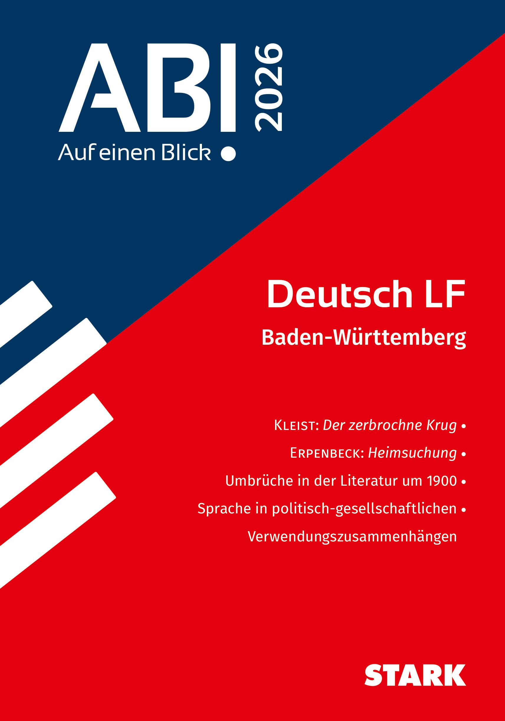 STARK Deutsch - Abi - Auf einen Blick! 2026 BW Drama