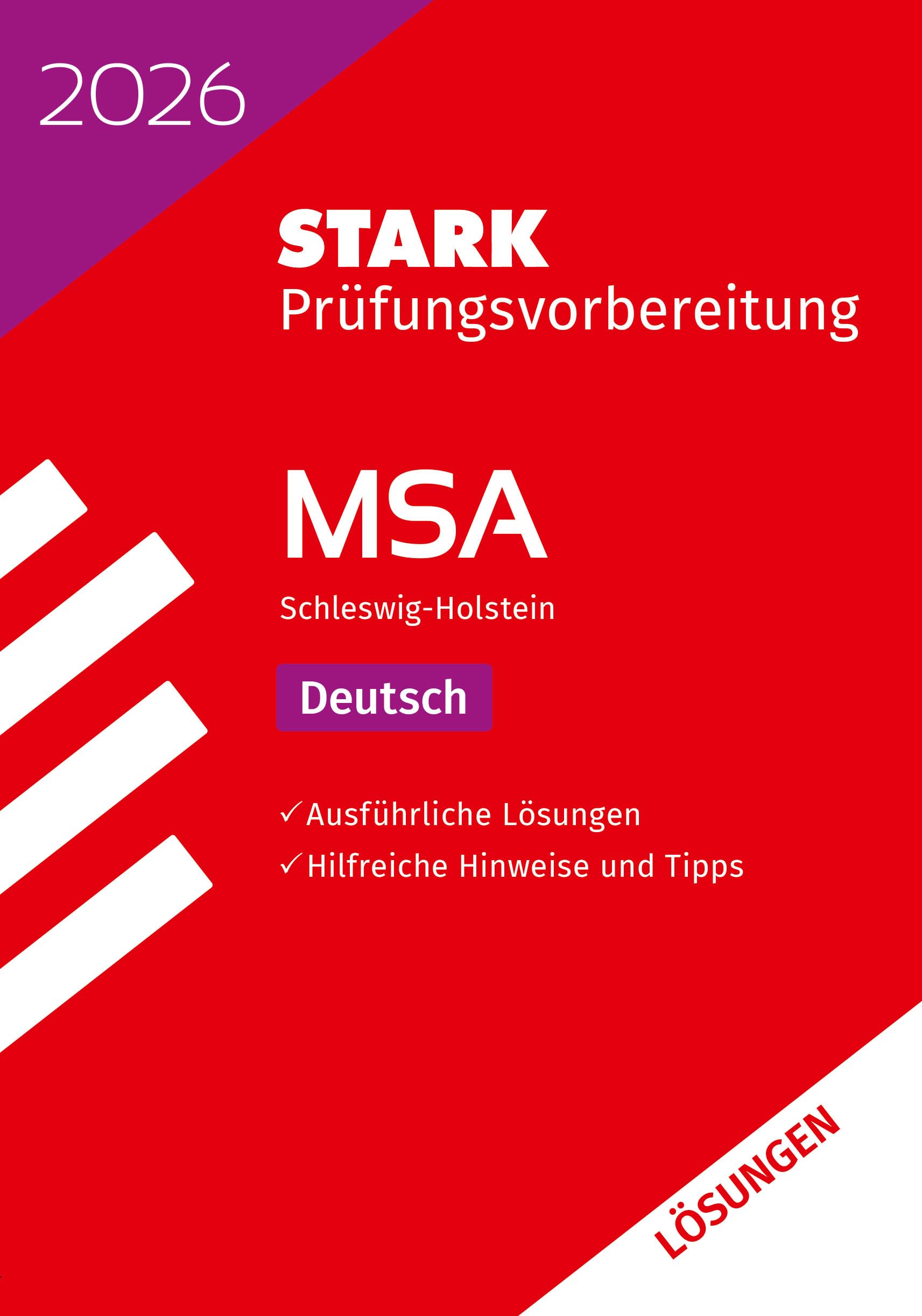 STARK Lösungen zu Deutsch - MSA 2026 Schleswig-Holstein - Prüfungsvorbereitung Social Sciences