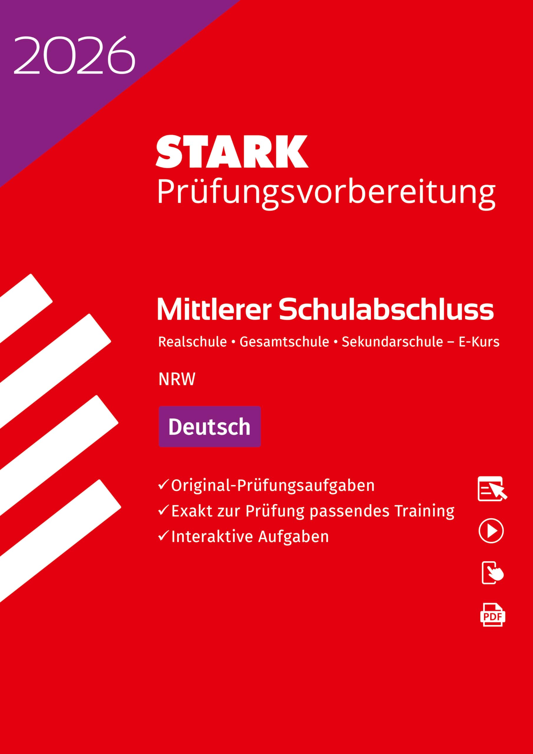 STARK Deutsch E-Kurs - Mittlerer Schulabschluss (MSA) 2026 NRW - Prüfungsvorbereitung Social Sciences