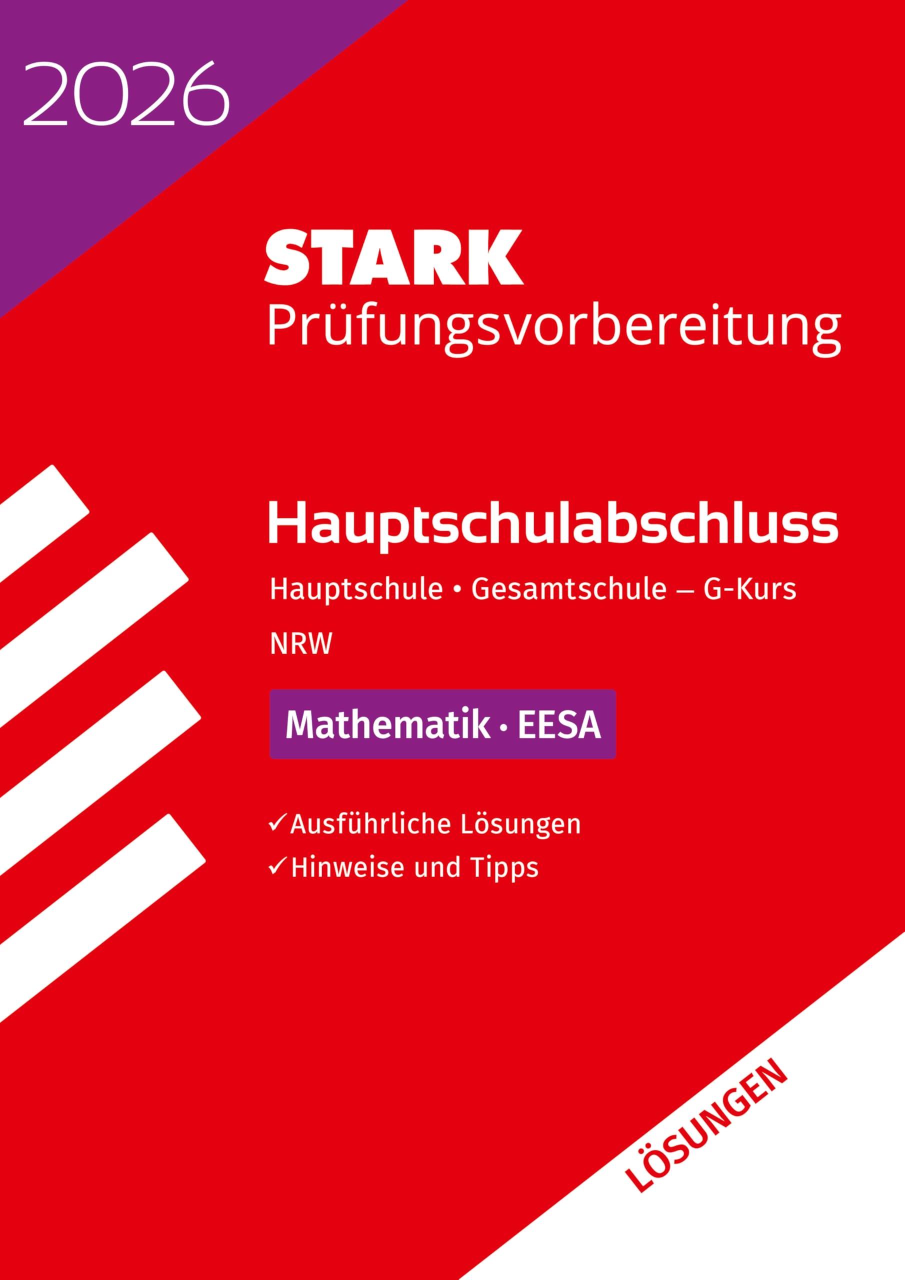 STARK Lösungen zu Mathematik G-Kurs - Hauptschulabschluss (EESA) 2026 NRW - Prüfungsvorbereitung Study Guides