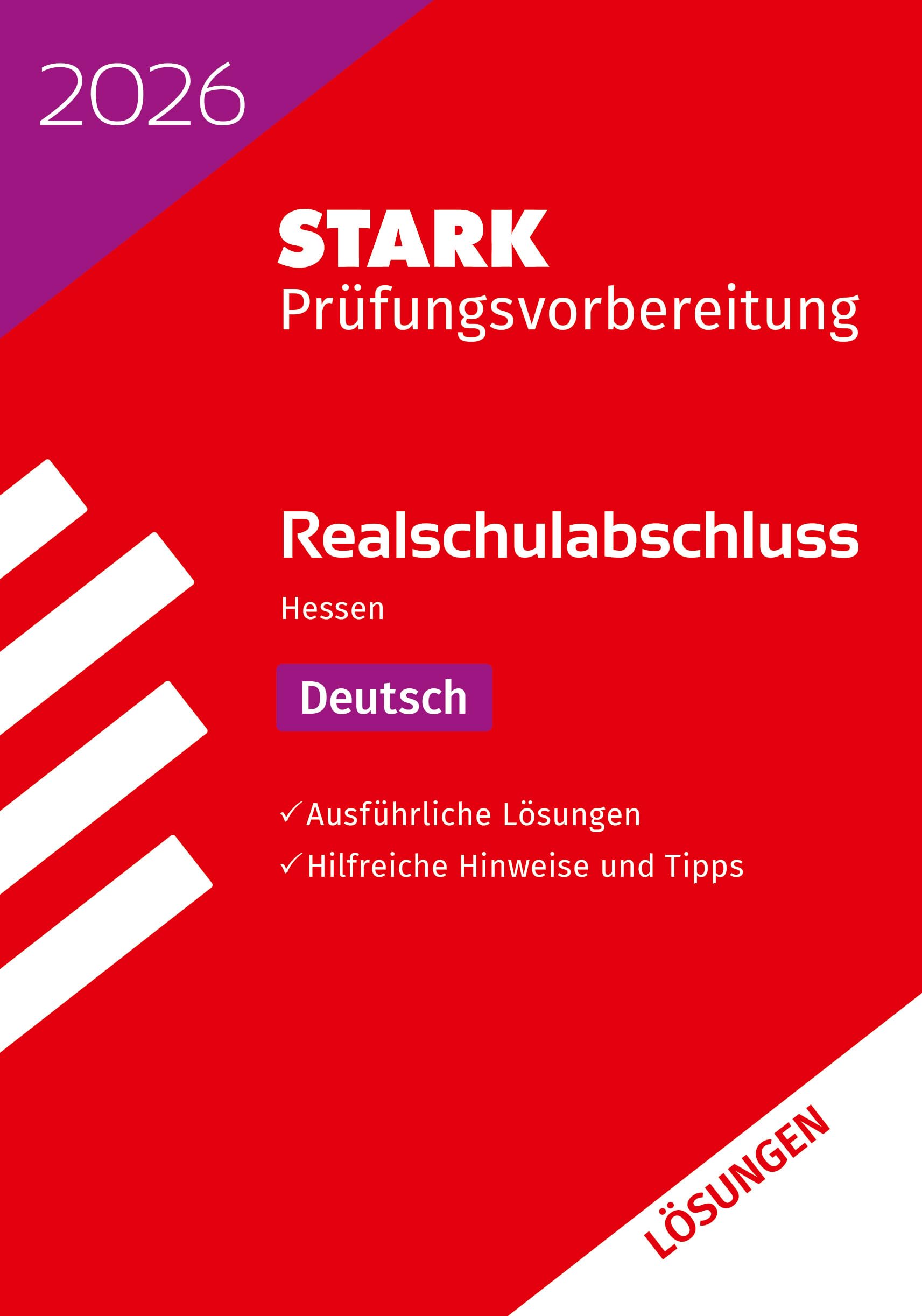 STARK Lösungen zu Deutsch - Realschulabschluss 2026 Hessen - Prüfungsvorbereitung Social Sciences
