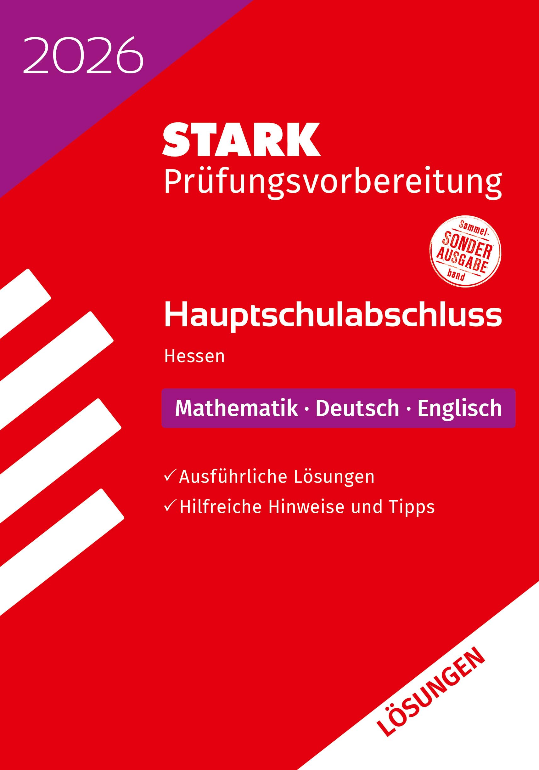 STARK Lösungen zu Mathematik, Deutsch, Englisch - Hauptschulabschluss 2026 Hessen - Prüfungsvorbereitung Social Sciences