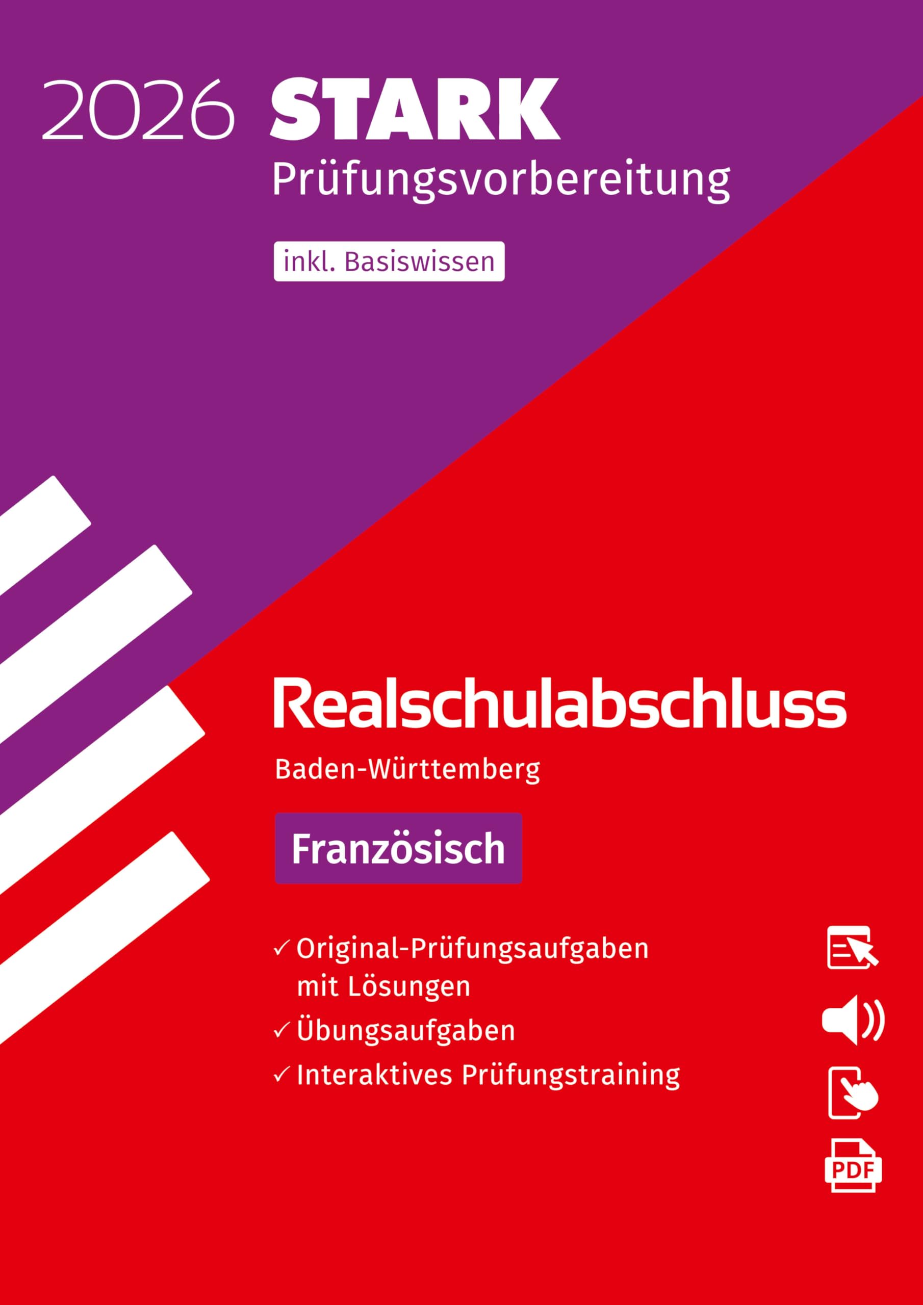 STARK Französisch - Realschulabschluss 2026 BW - Prüfungsvorbereitung Foreign Languages ​​& Dictionaries