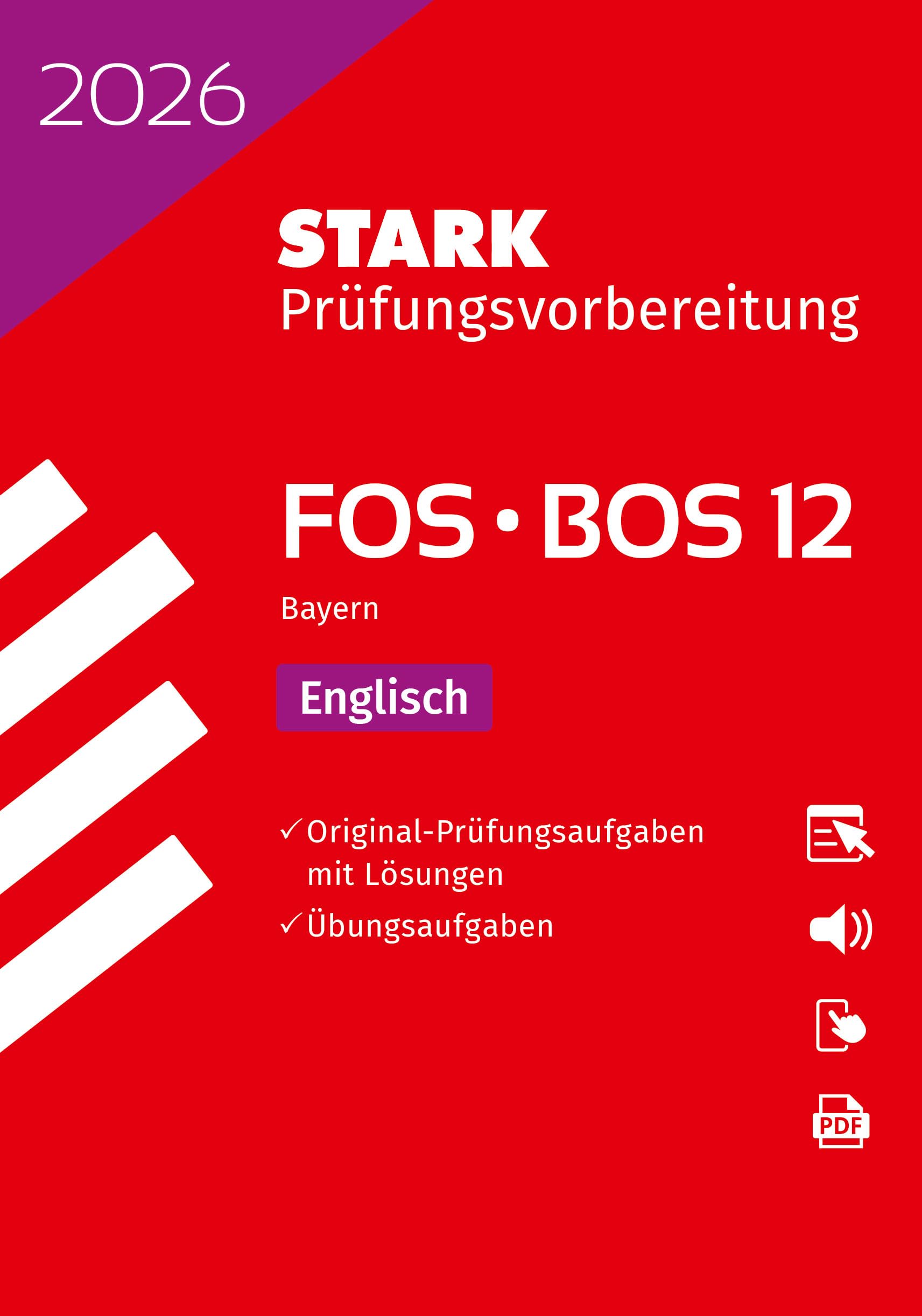 STARK Englisch 12. Klasse - Abitur FOS/BOS 2026 Bayern - Prüfungsvorbereitung Foreign Languages ​​& Dictionaries