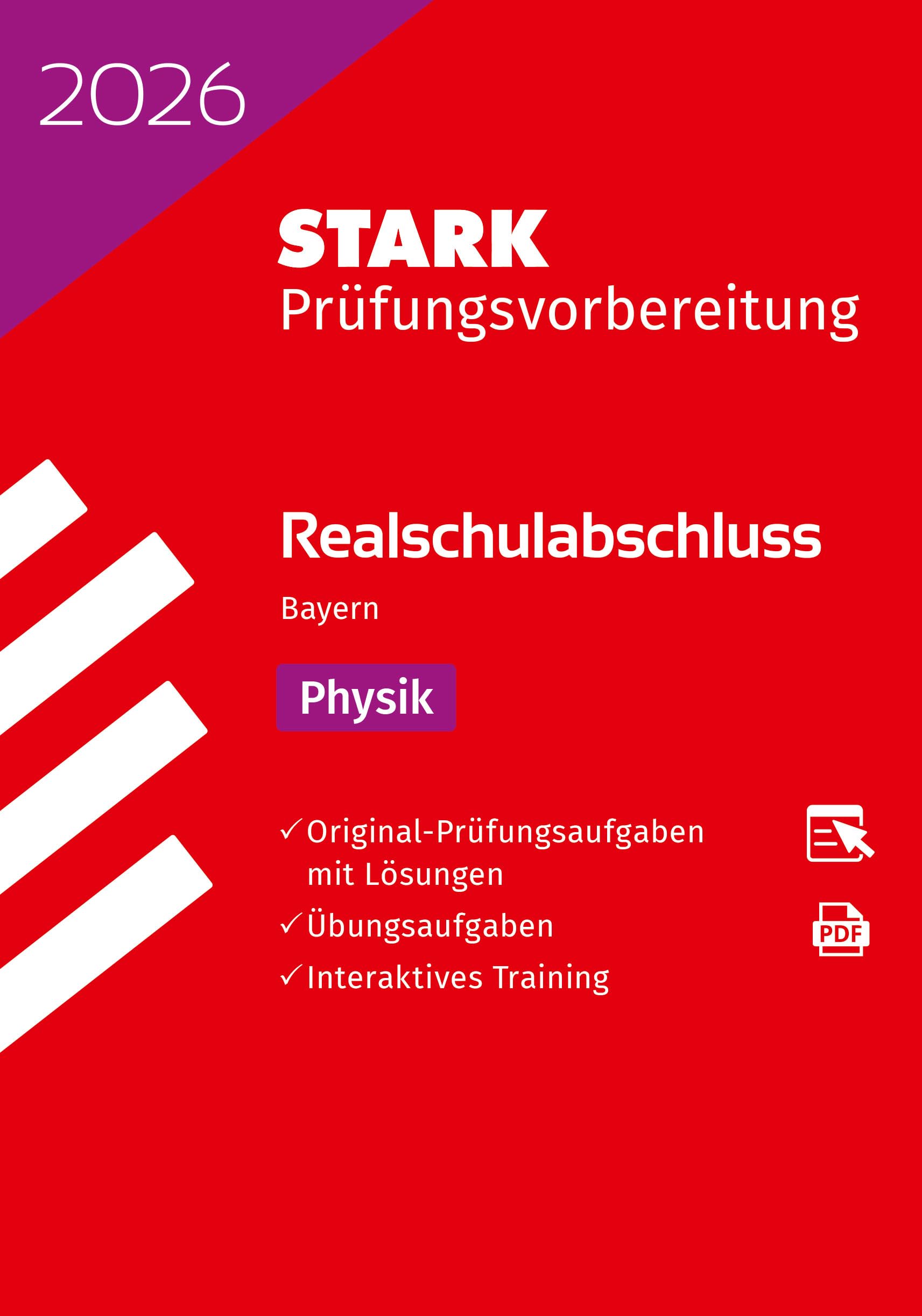 STARK Physik - Realschulabschluss 2026 Bayern - Prüfungsvorbereitung Study Guides