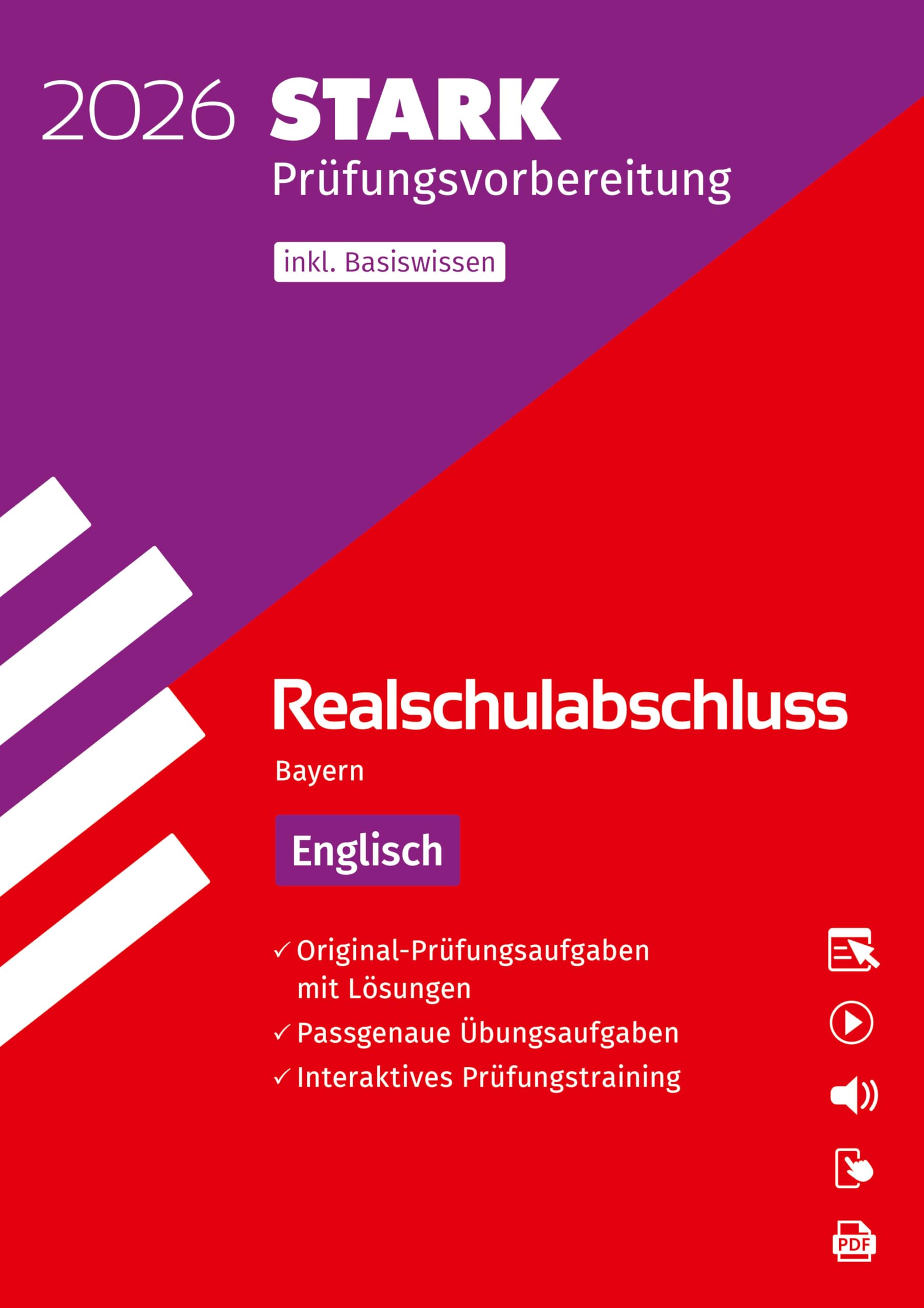 STARK Englisch - Realschulabschluss 2026 Bayern - Prüfungsvorbereitung inkl. Basistraining Foreign Languages ​​& Dictionaries
