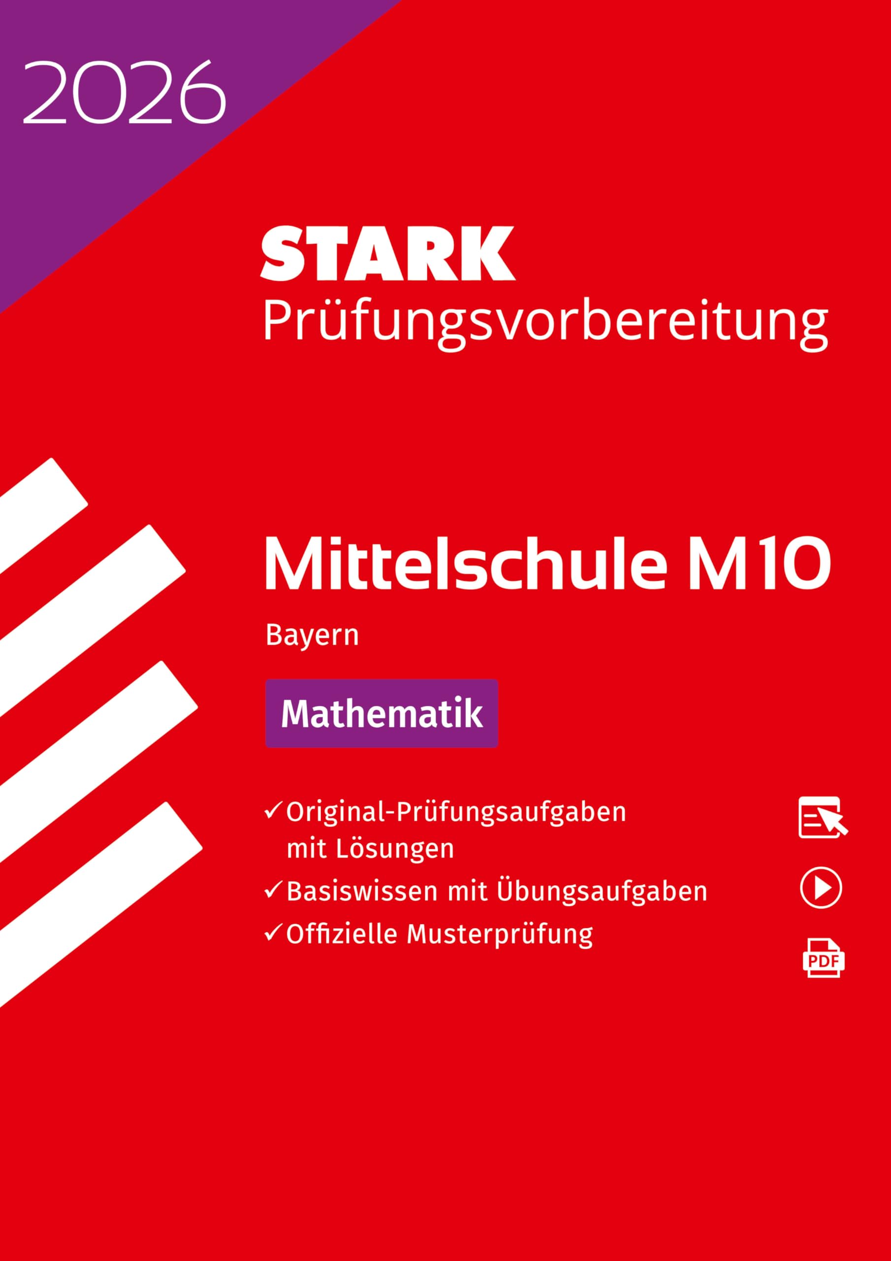 STARK Mathematik 10. Klasse - M10 Mittelschule 2026 Bayern - Prüfungsvorbereitung Study Guides