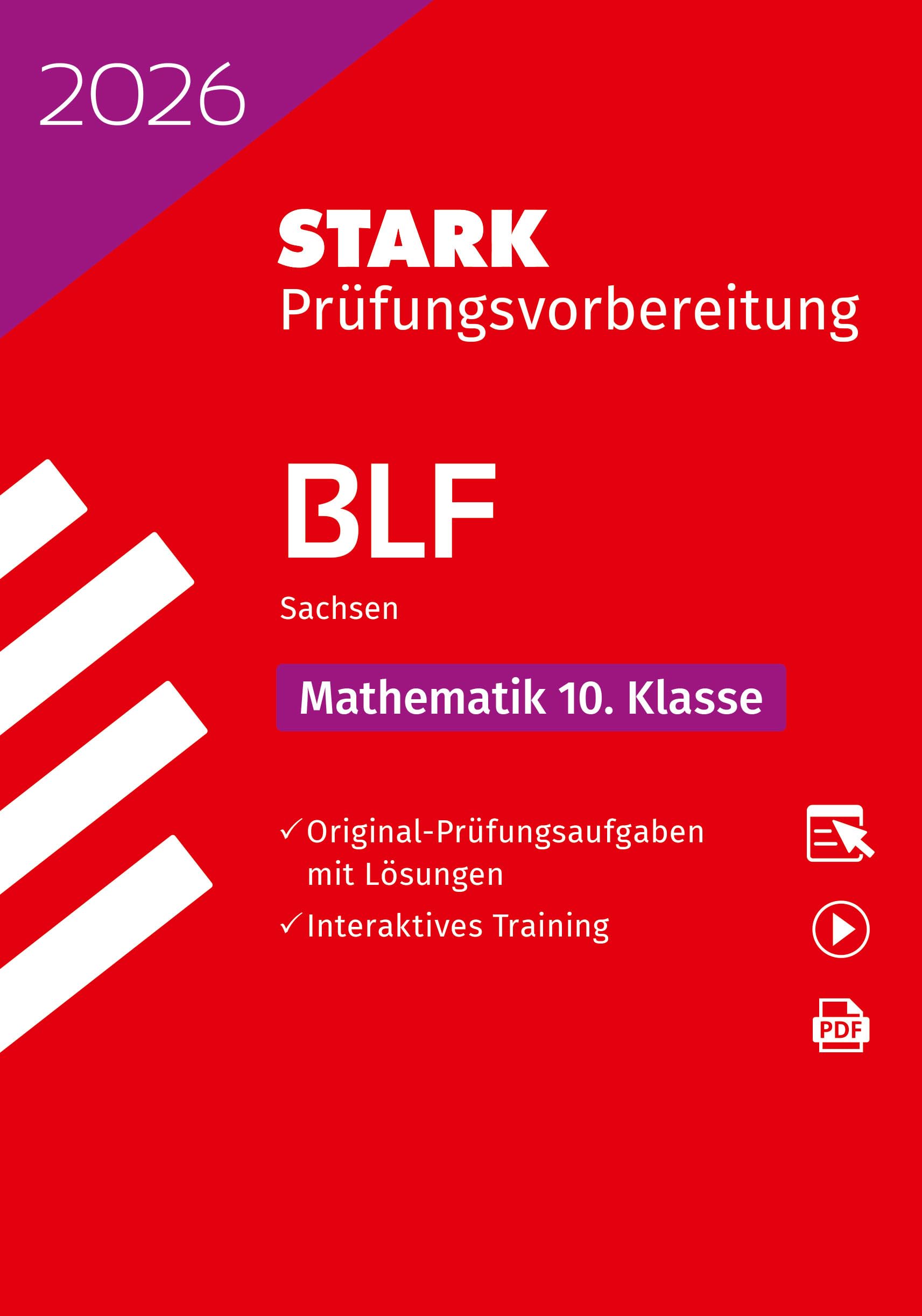 STARK Mathematik 10. Klasse - BLF Gymnasium 2026 Sachsen - Prüfungsvorbereitung Study Guides