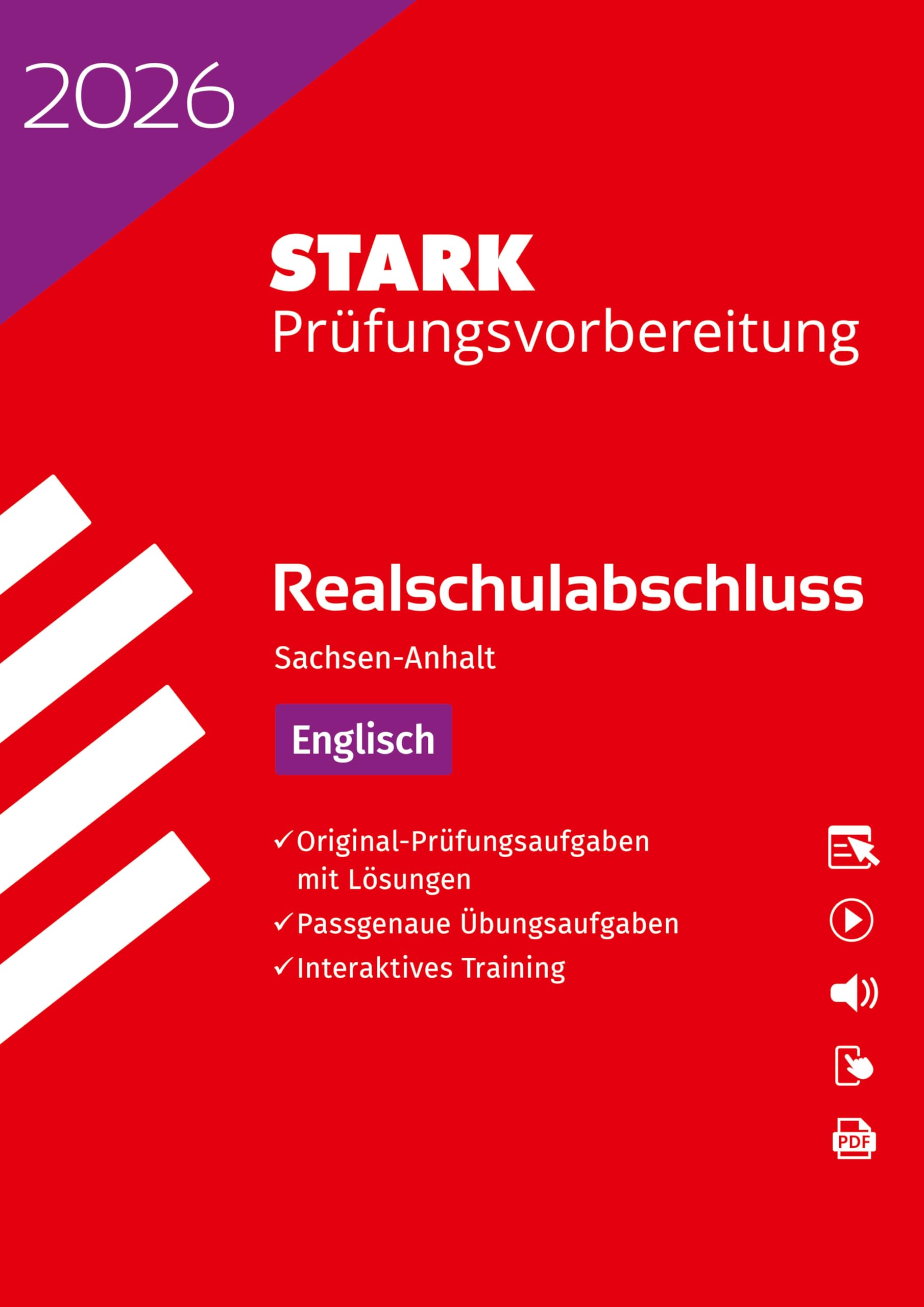 STARK Englisch - Realschulabschluss 2026 Sachsen-Anhalt - Prüfungsvorbereitung Foreign Languages ​​& Dictionaries