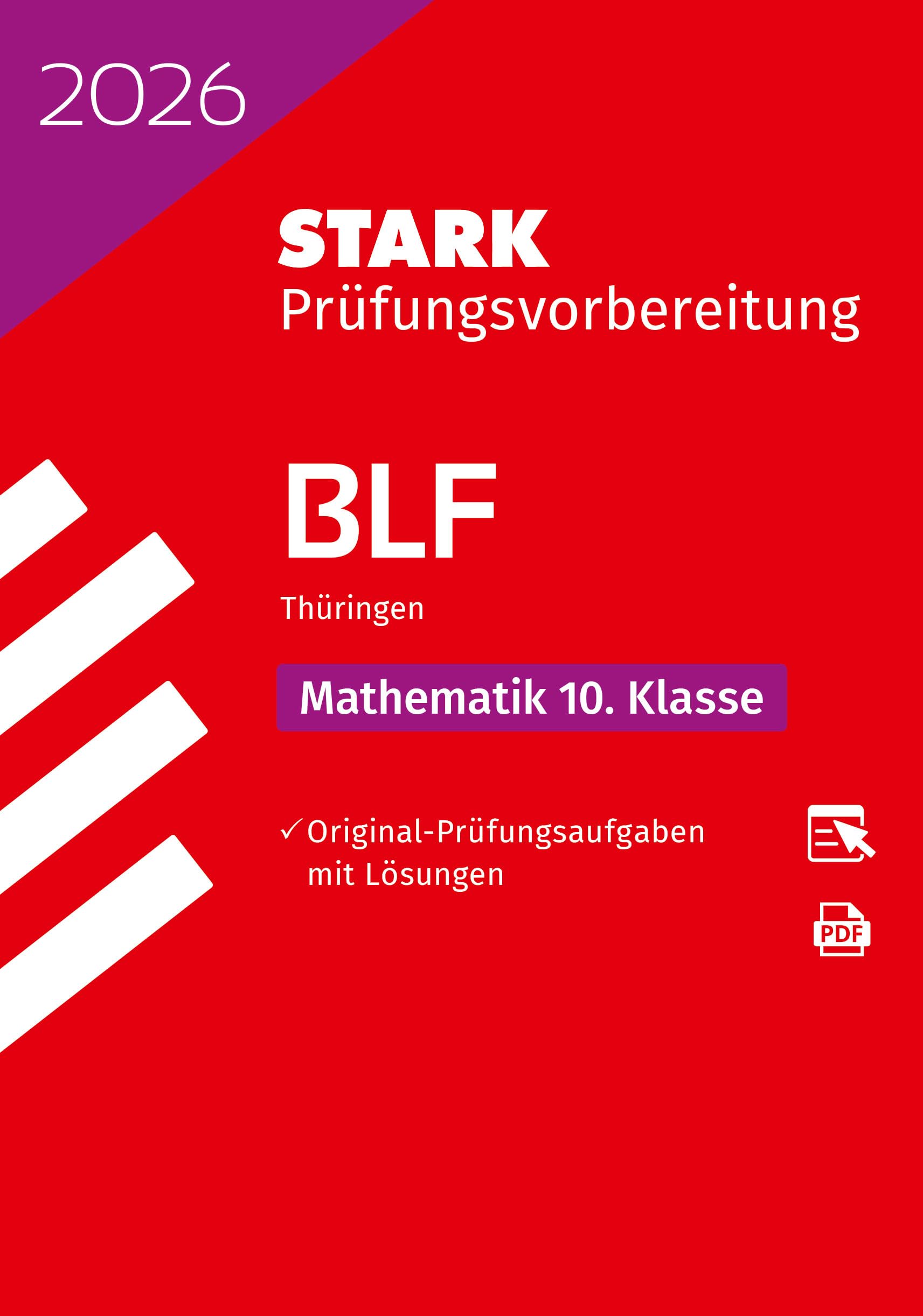 STARK Mathematik 10. Klasse - BLF Gymnasium 2026 Thüringen - Prüfungsvorbereitung Study Guides