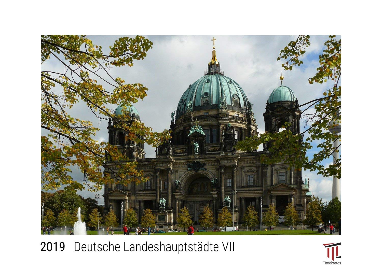 Deutsche Landeshauptstädte VII 2019 - White Edition - Timokrates Wandkalender, Bilderkalender, Fotokalender - DIN A3 (42 x 30 cm) Leisure, Home & Garden