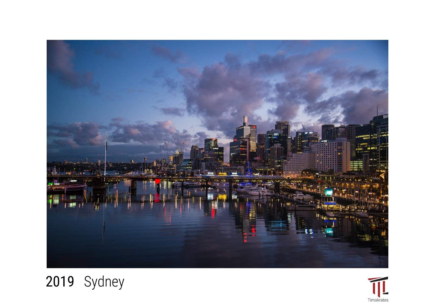 Sydney 2019 - White Edition - Timokrates Wandkalender, Bilderkalender, Fotokalender - DIN A3 (42 x 30 cm) Leisure, Home & Garden
