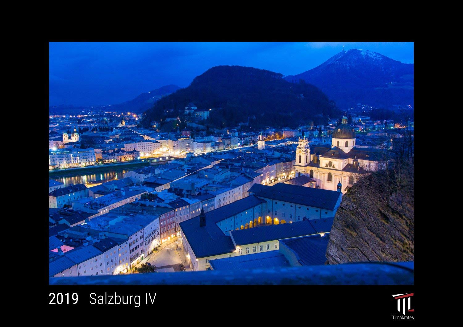 Salzburg IV 2019 - Black Edition - Timokrates Wandkalender, Bilderkalender, Fotokalender - DIN A4 (30 x 21 cm) Leisure, Home & Garden