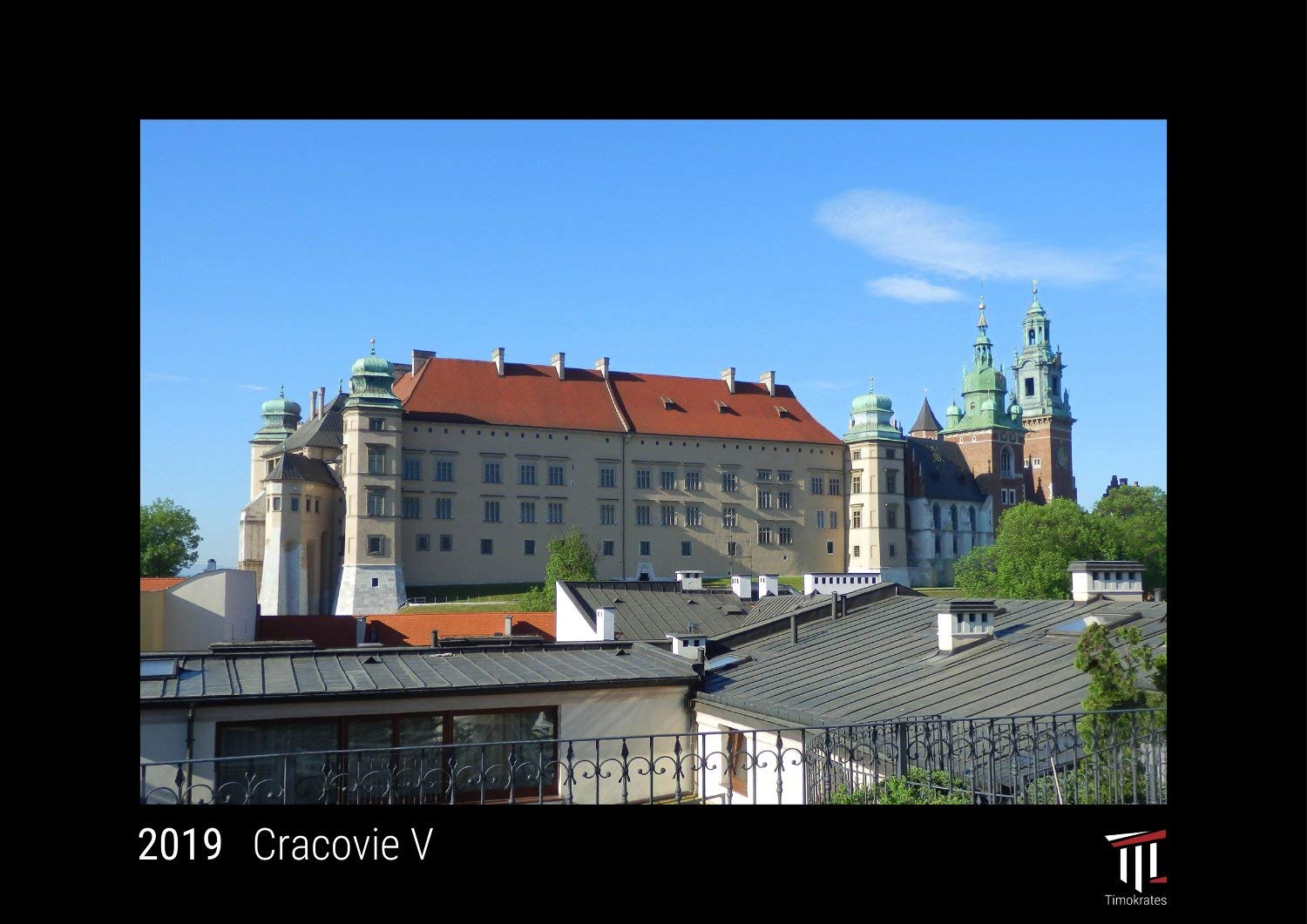 Cracovie V 2019 - Édition noire - Calendrier mural Timokrates, calendrier photo, calendrier photo - DIN A3 (42 x 30 cm) Film, Art & Culture