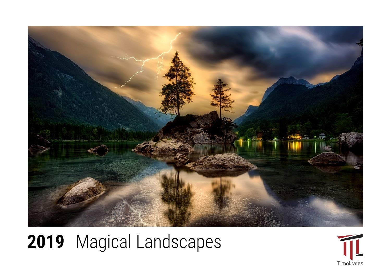Magical Landscapes 2019 - Timokrates desk calendar, picture calendar, photo calendar - DIN A5 (21 x 15 cm) Leisure, Home & Garden