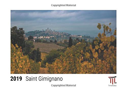 Saint Gimignano 2019 - Timokrates desk calendar, picture calendar, photo calendar - DIN A5 (21 x 15 cm) Leisure, Home & Garden