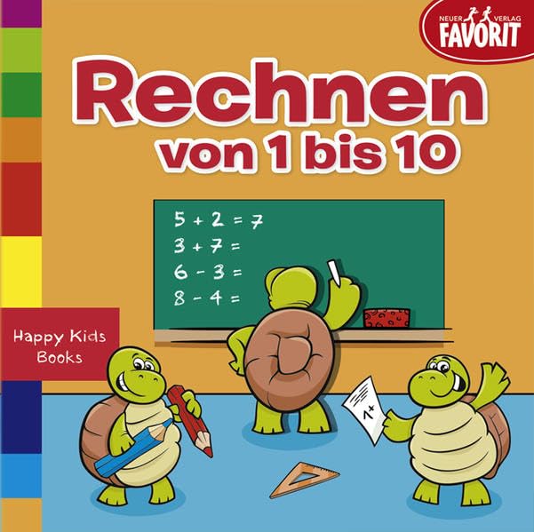 Rechnen von 1-10: Happy Kids Books Children's books