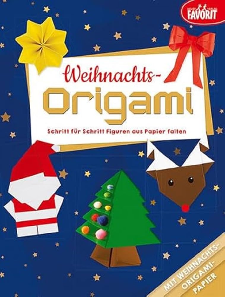 Weihnachts-Origami: Schritt für Schritt Figuren aus Papier falten Tiptoi & Games