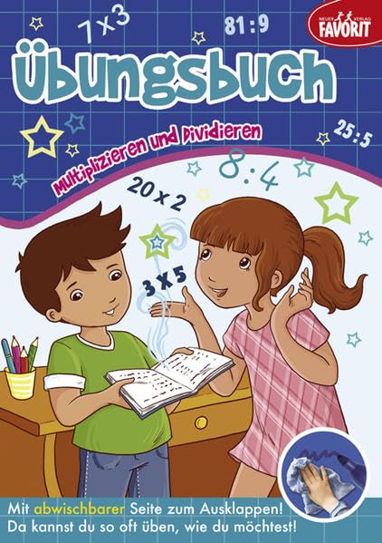 Übungsbuch Multiplizieren und Dividieren: Mit abwischbarer Seite zum Ausklappen Non-fiction
