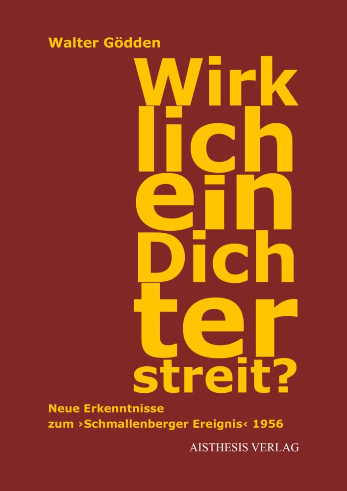 Product Image: Wirklich ein Dichterstreit?