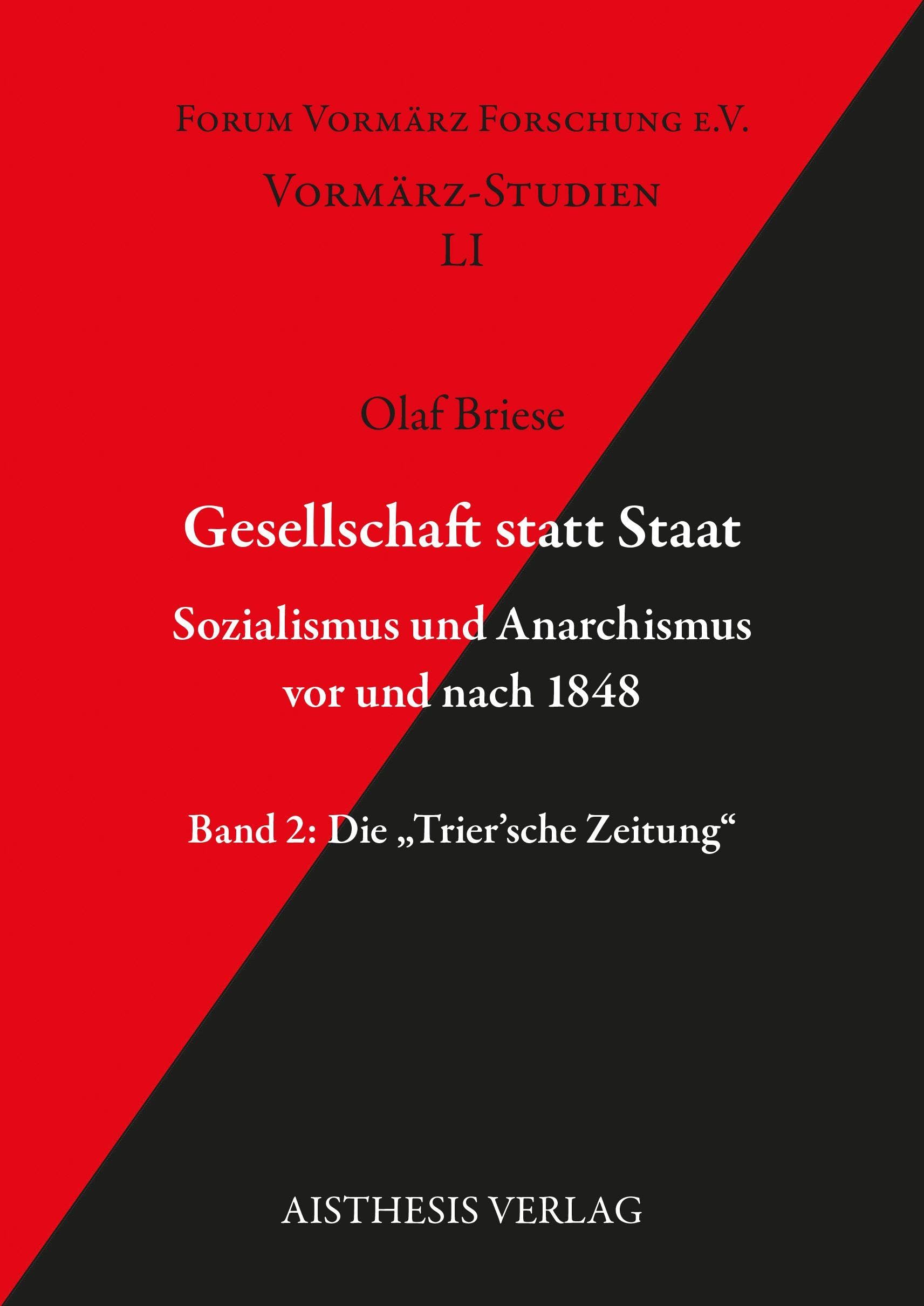 Gesellschaft statt Staat. Sozialismus und Anarchismus vor und nach 1848 Natural Sciences