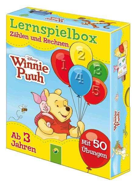 Disney Lernspielbox - Winnie Puuh: Zählen und Rechnen: Mit 50 Übungen Non-fiction