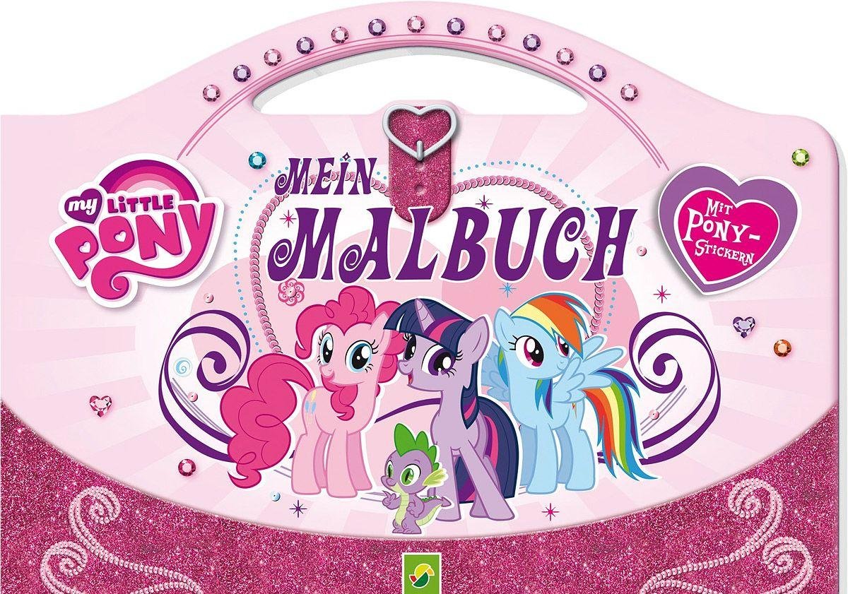 My Little Pony - Mein Taschen-Malbuch: Mit Pony-Stickern Non-fiction
