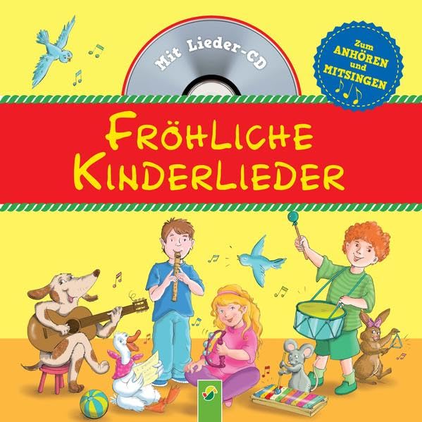 Fröhliche Kinderlieder: Mit Lieder-CD. Alle Lieder gesungen und instrumental Sheet Music