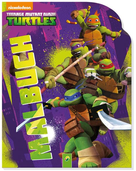 Teenage Mutant Ninja Turtles - Malbuch: Konturenmalbuch Tiptoi & Games