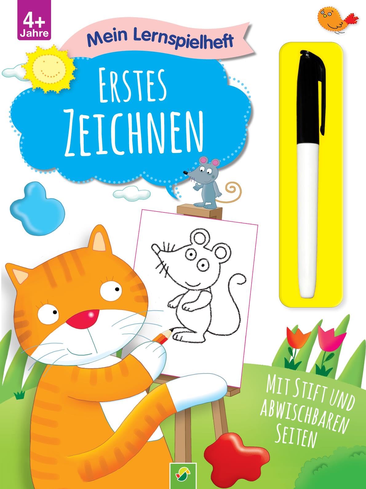 Mein Lernspielheft Erstes Zeichnen: Mit Stift und abwischbaren Seiten Non-fiction