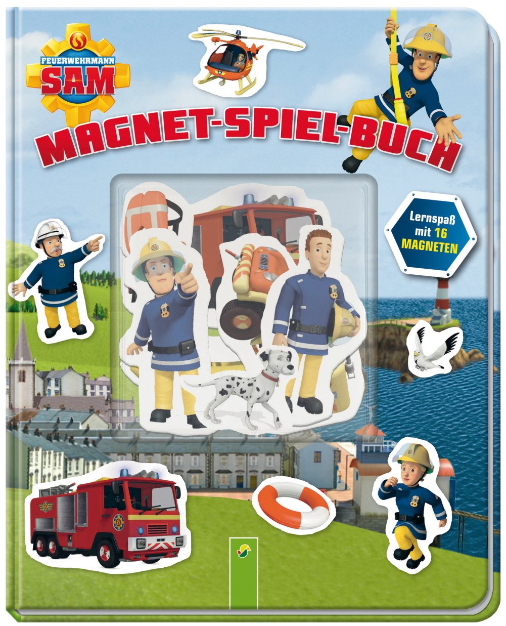 Product Image: Feuerwehrmann Sam Magnet-Spiel-Buch