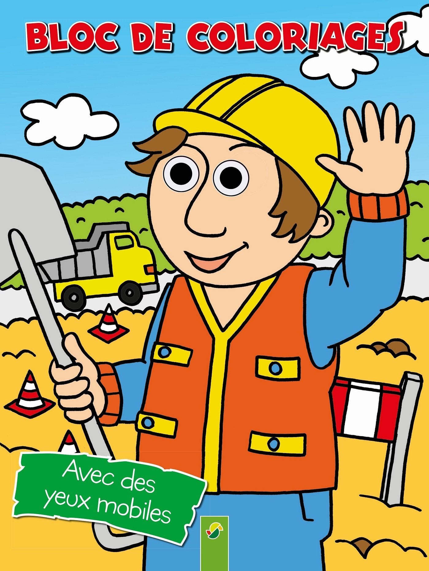 Bloc de coloriages: Avec des yeux mobiles Books