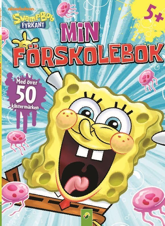 Svampbob min förskolebok 2 : med klistermärken Books