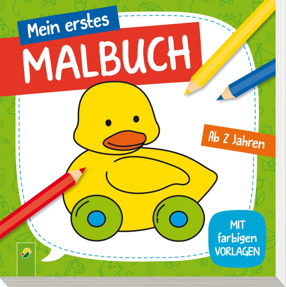 Mein erstes Malbuch ab 2 Jahren: Mit farbigen Vorlagen Non-fiction