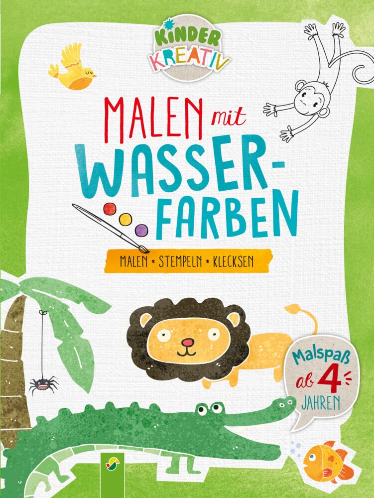 Malen mit Wasserfarben: Malen, Stempeln, Klecksen Non-fiction