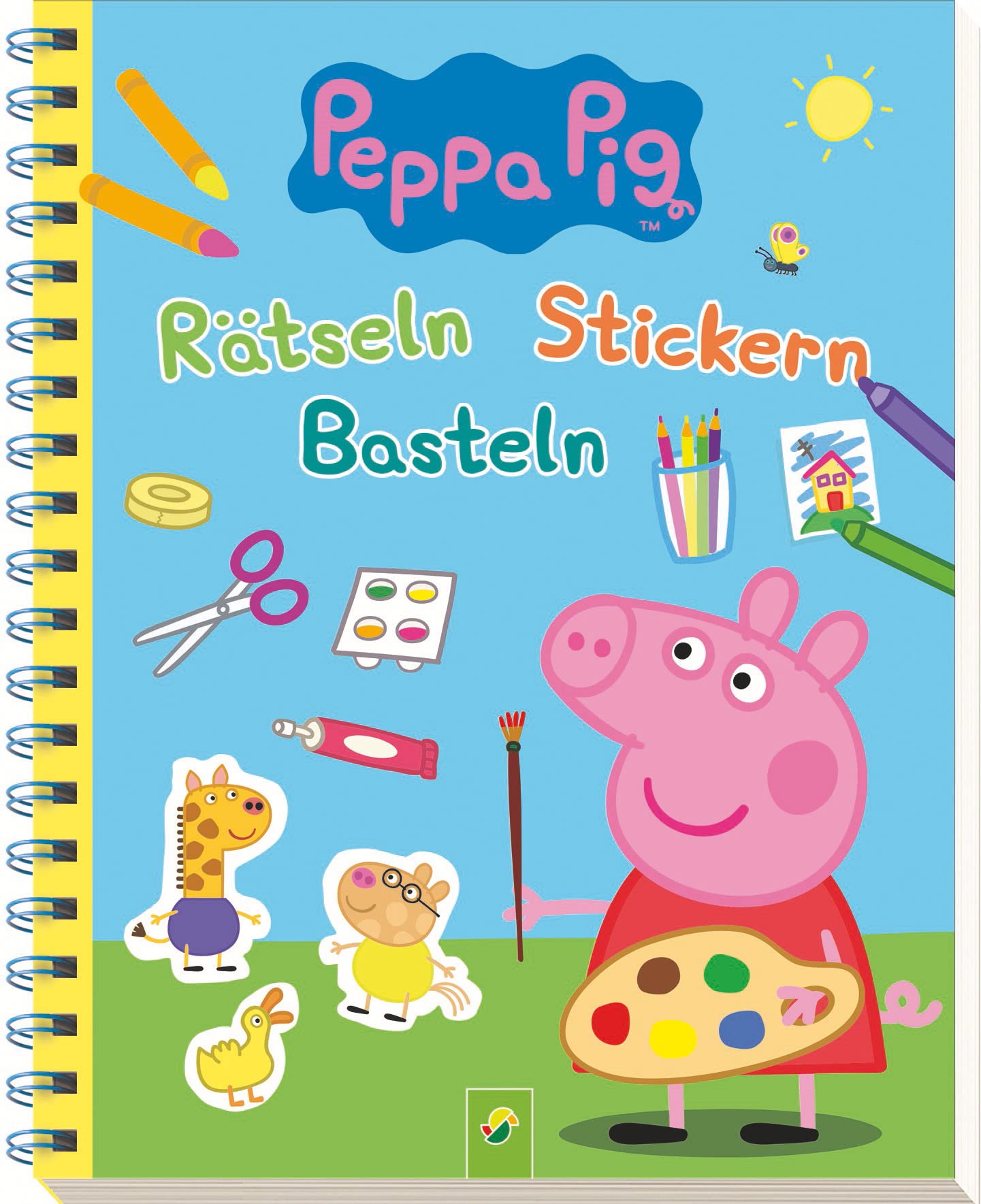 Peppa Pig Rätseln Stickern Basteln book