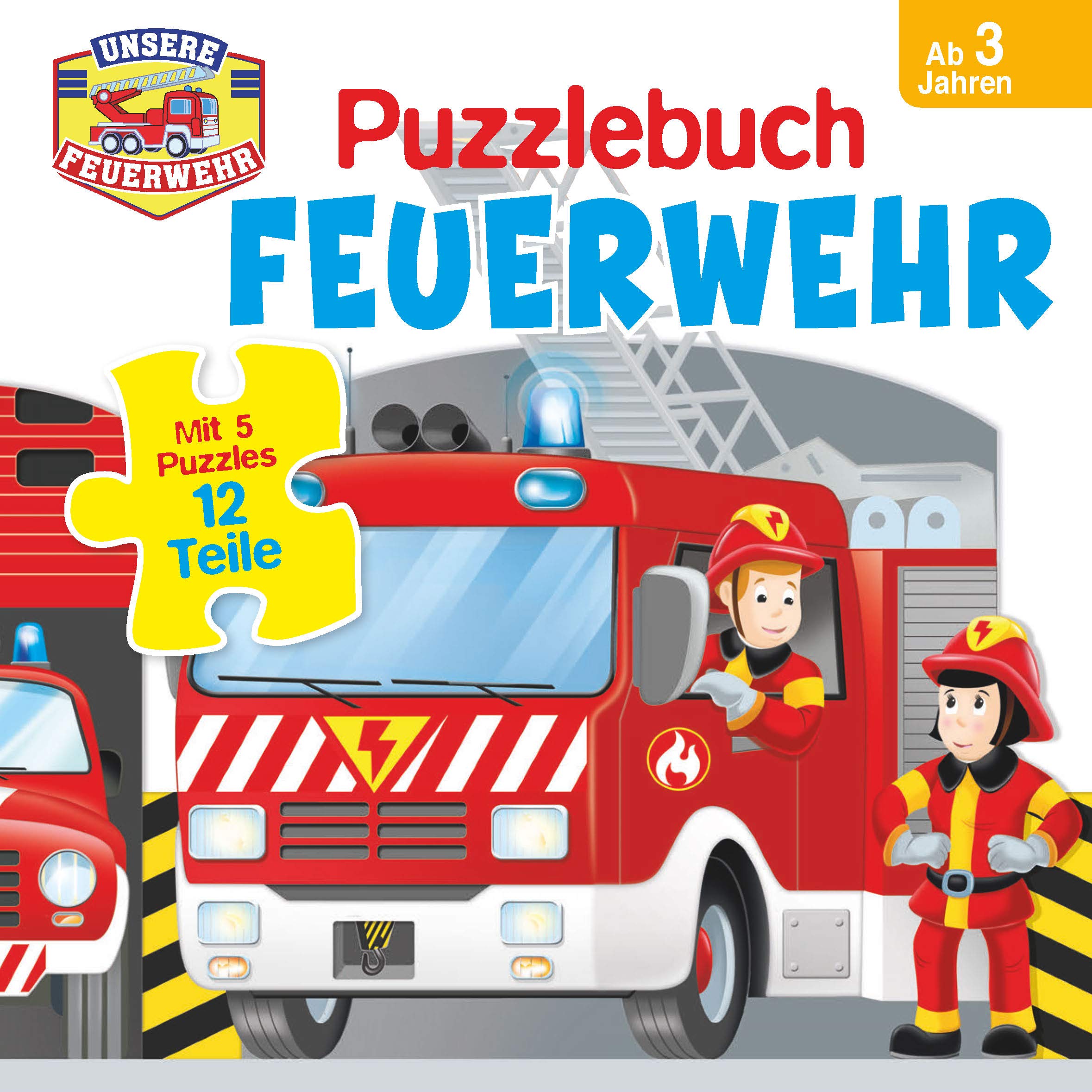 Puzzlebuch Feuerwehr: Mit 5 Puzzles á 12 Teilen book