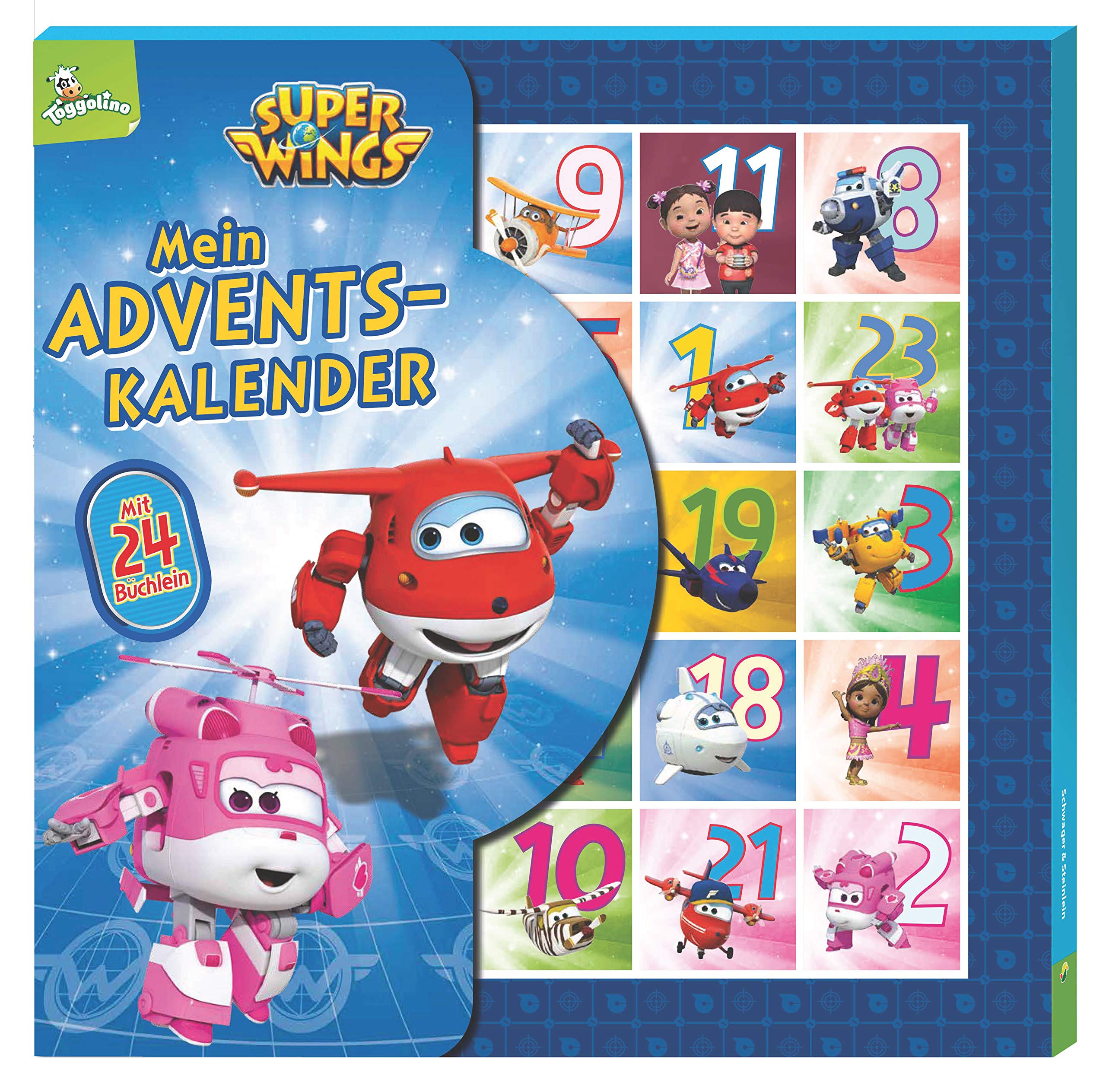 Super Wings Adventskalender: Kalenderbox mit 24 Büchlein für Kinder ab 3 Jahren Leisure, Home & Garden