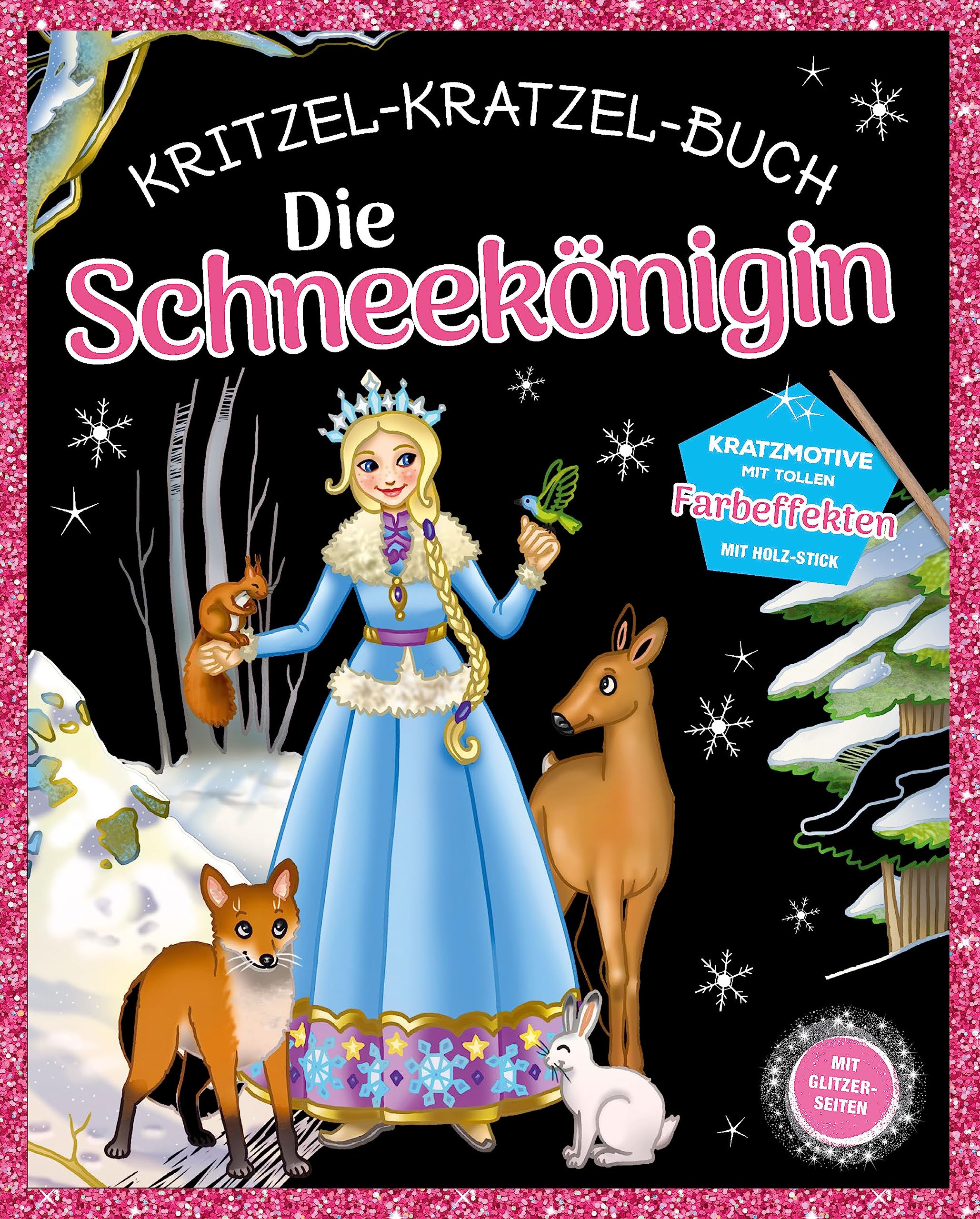 Die Schneekönigin Kritzel-Kratzel-Buch: Kratzbuch mit Bambus-Stick Contemporary literature