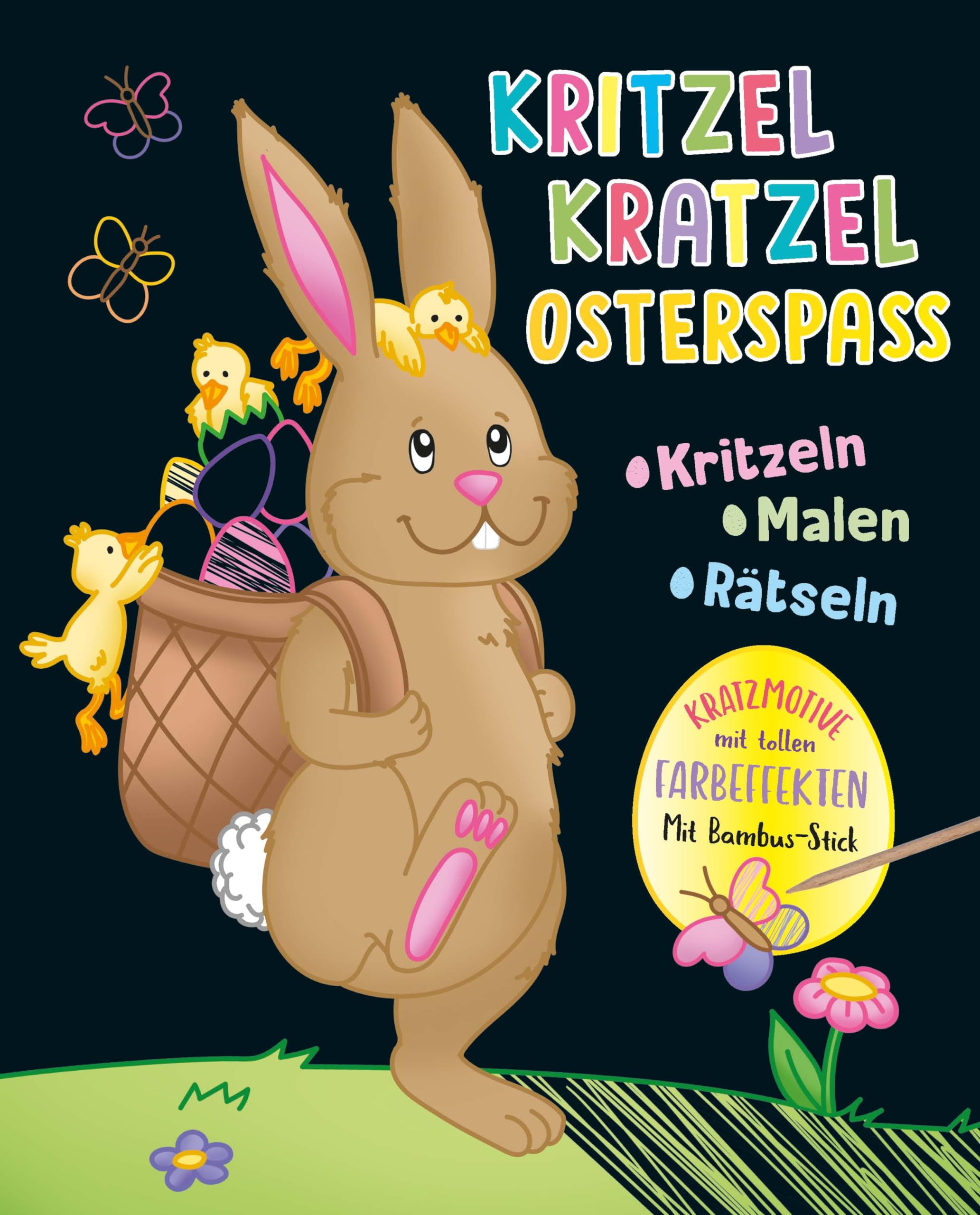 Kritzel-Kratzel-Osterspaß. Kratzbuch für Kinder ab 5 Jahren book