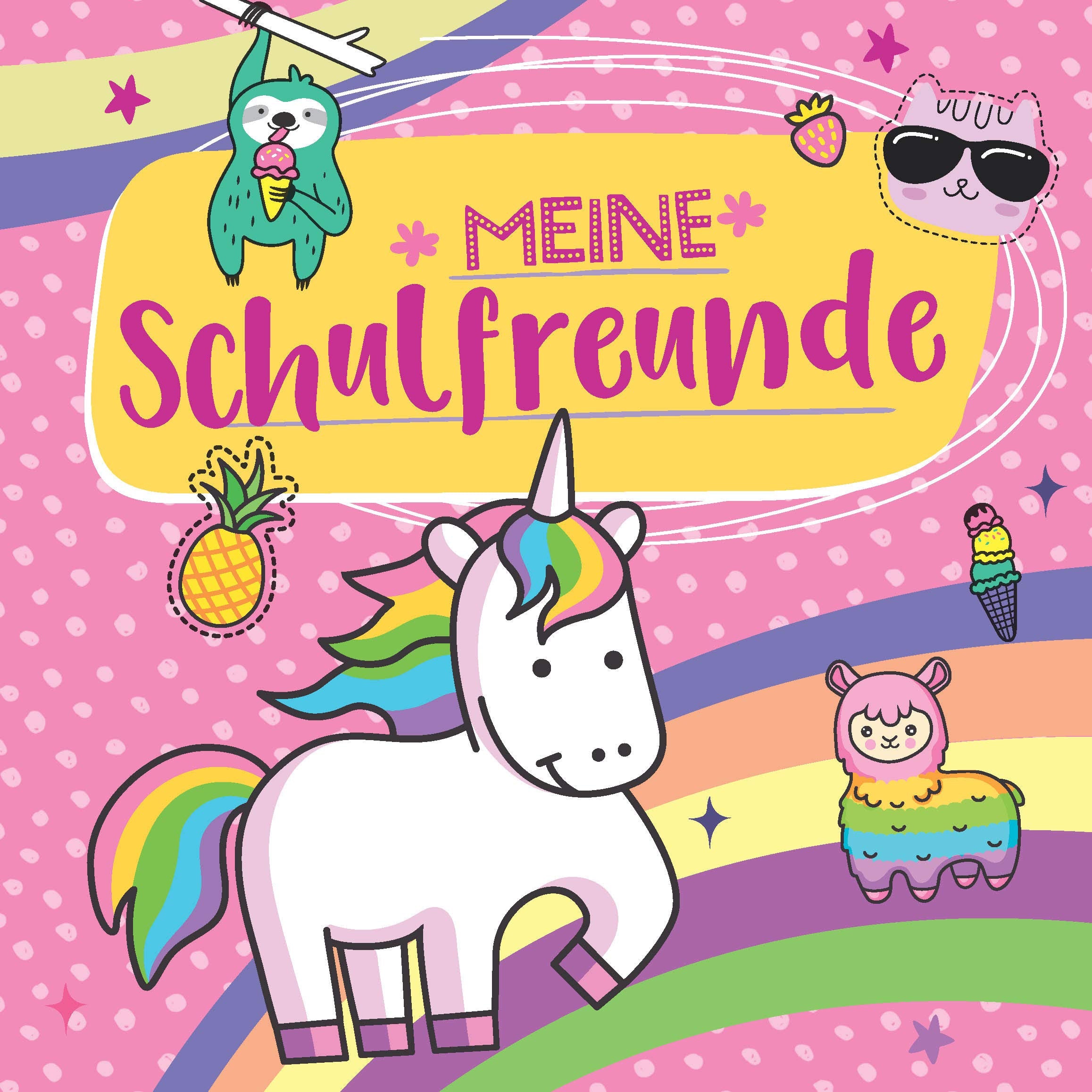 Meine Schulfreunde für Mädchen (Motiv Einhorn) Media & Communication