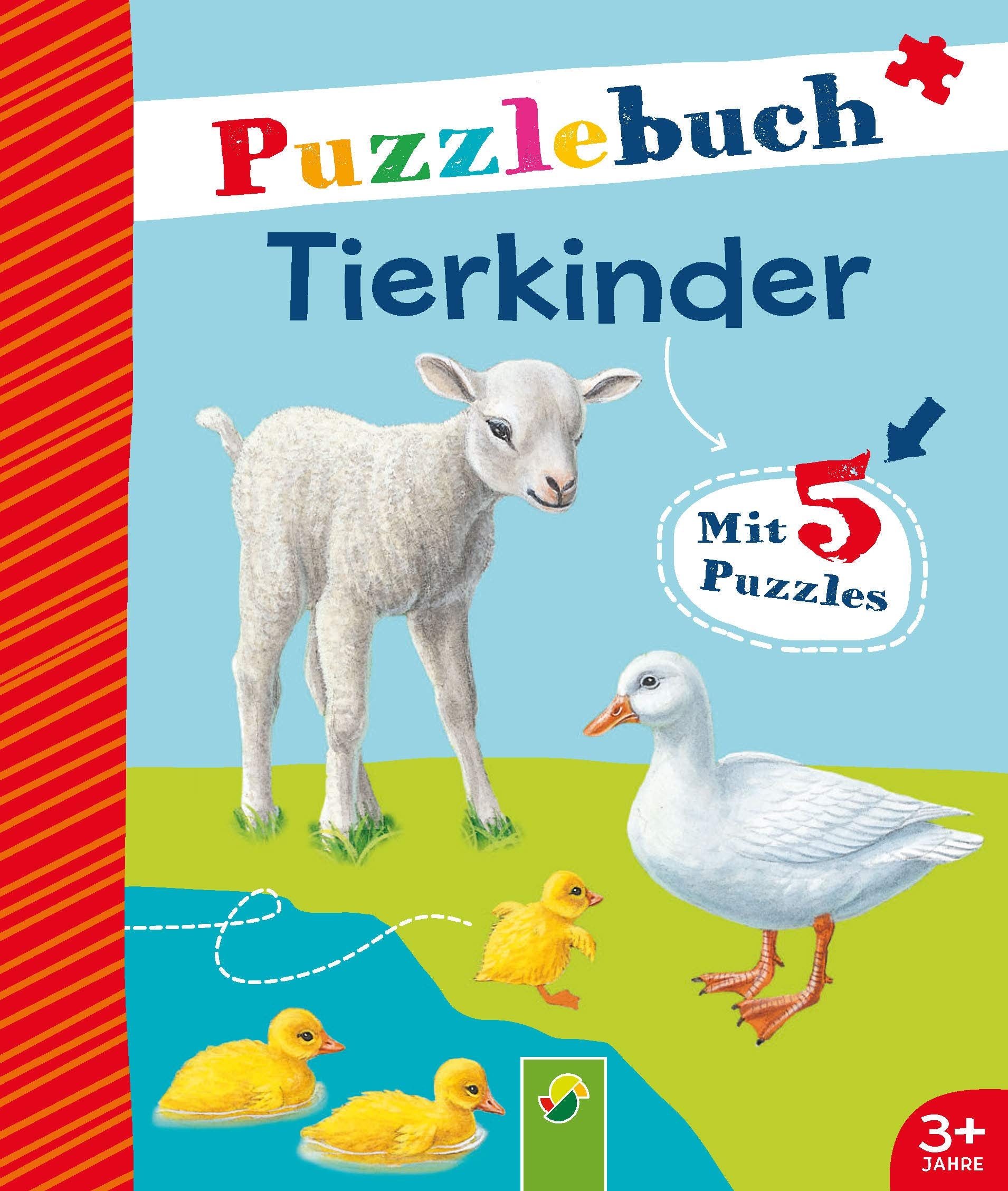 Puzzlebuch Tierkinder: Mit 5 Puzzles für Kinder ab 3 Jahren book