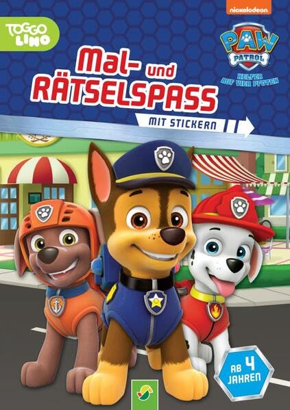 Paw Patrol Mal- und Rätselspaß: Mit Stickern Tiptoi & Games