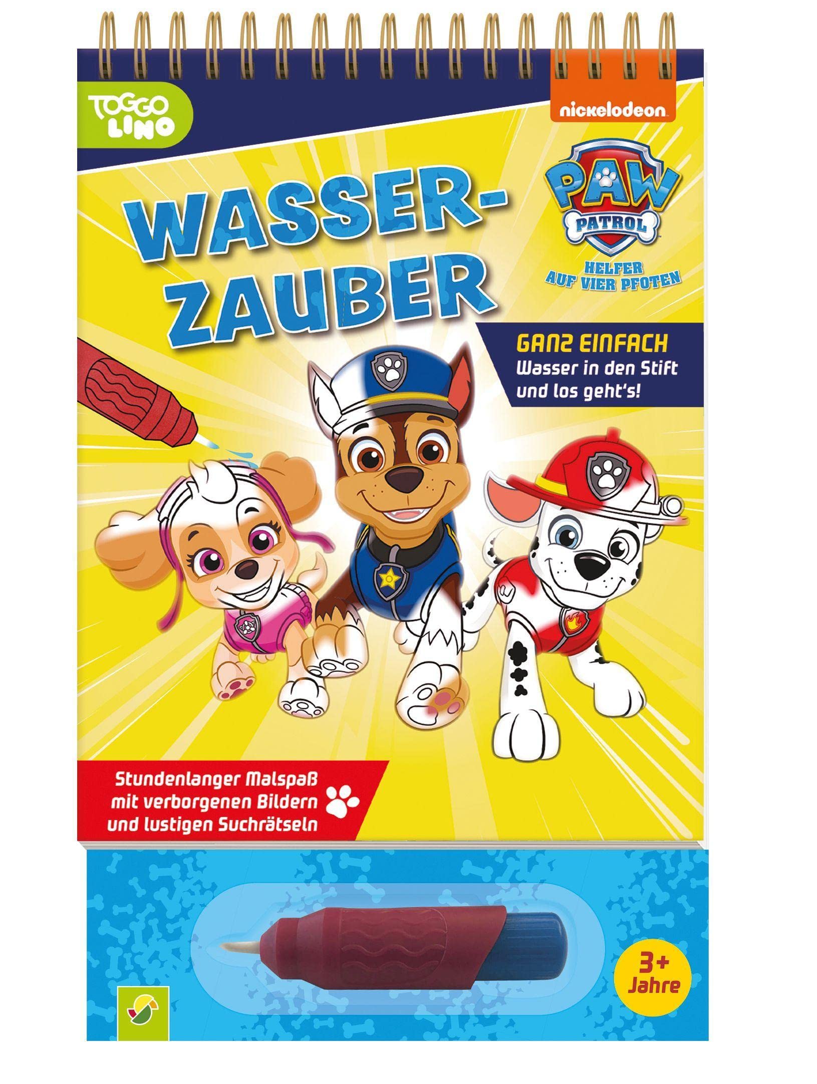 PAW Patrol Wasserzauber - einfach mit Wasser malen!: Malbuch mit Wassertankstift für Kinder ab 3 Jahren Non-fiction