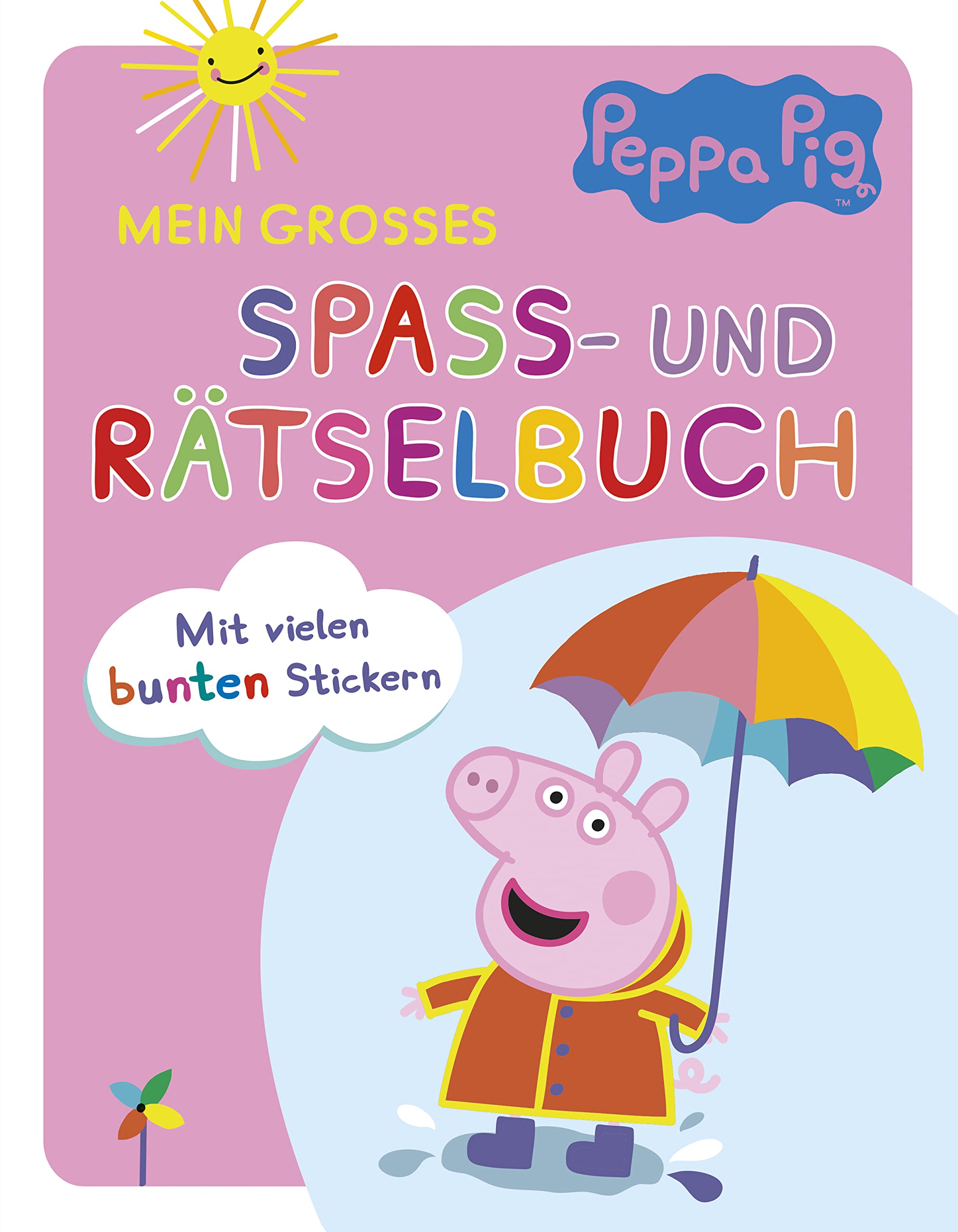 Peppa Pig • Mein großes Spaß- und Rätselbuch: Mit vielen bunten Stickern | Für Kinder ab 4 Jahren Leisure & Fun